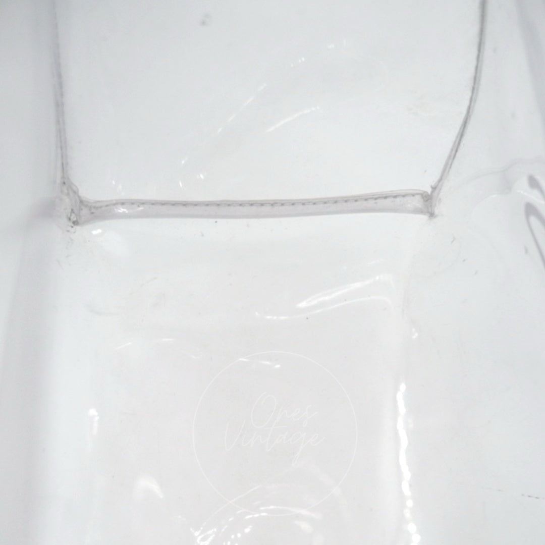 Hermes Vinyl Souvenir De L'Exposition Kelly Transparent GHW Transparent 1997