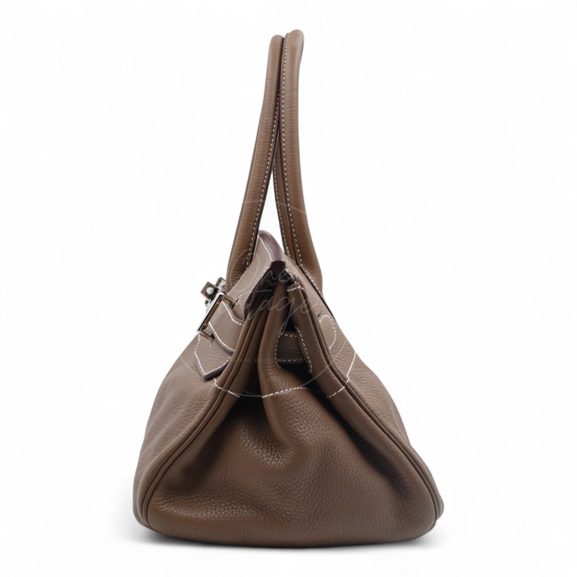 Hermes Shoulder Birkin Togo PHW Etoupe Square I