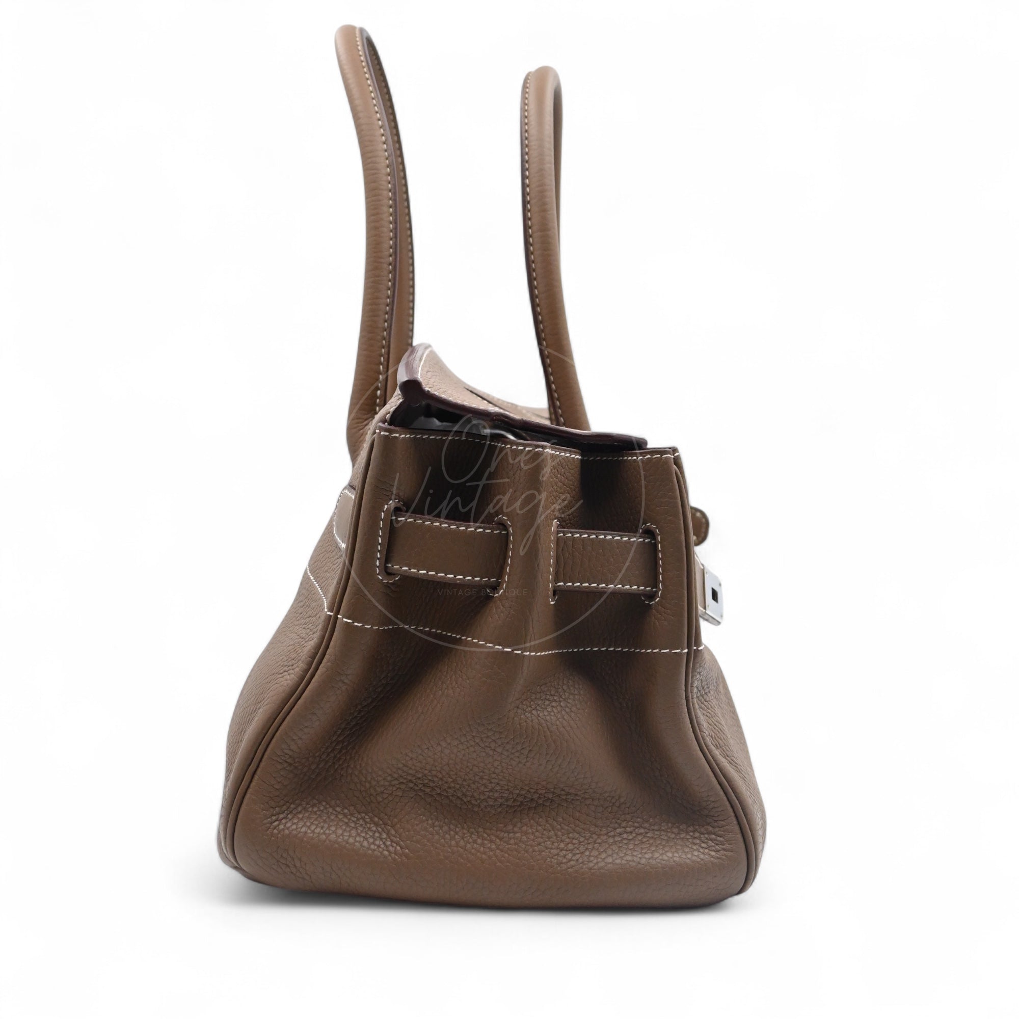 Hermes Shoulder Birkin Togo PHW Etoupe Square I