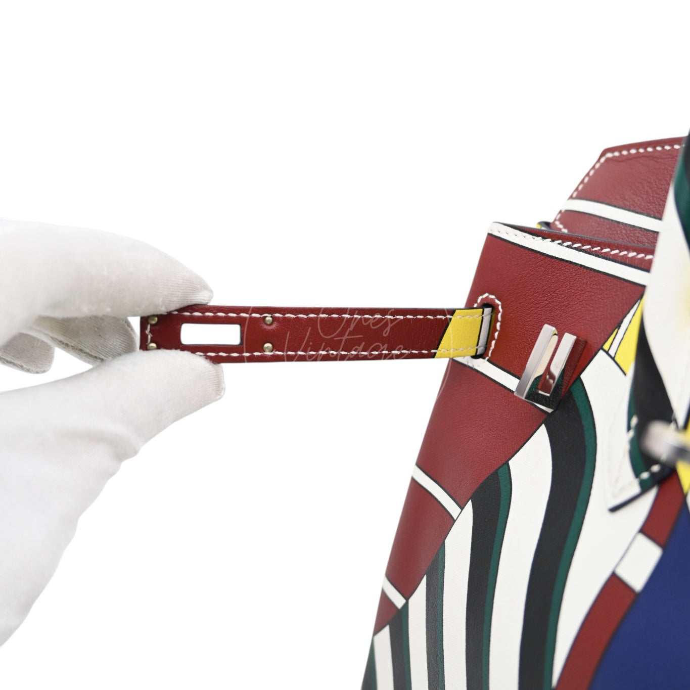 Hermes Birkin 25 Swift 'One Two Three and Away We Go' by Nigel Peake PHW Multicolour Stamp C