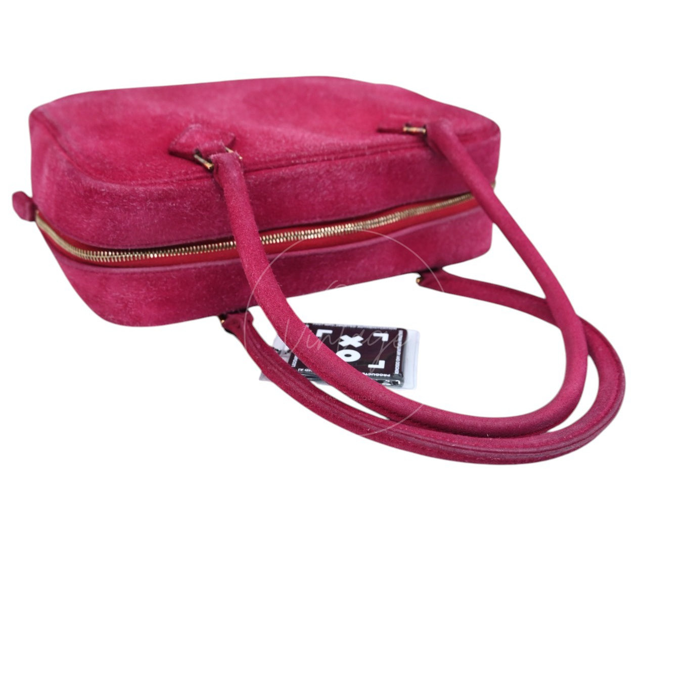 Hermes Plume Mini Suede GHW Pink Square H