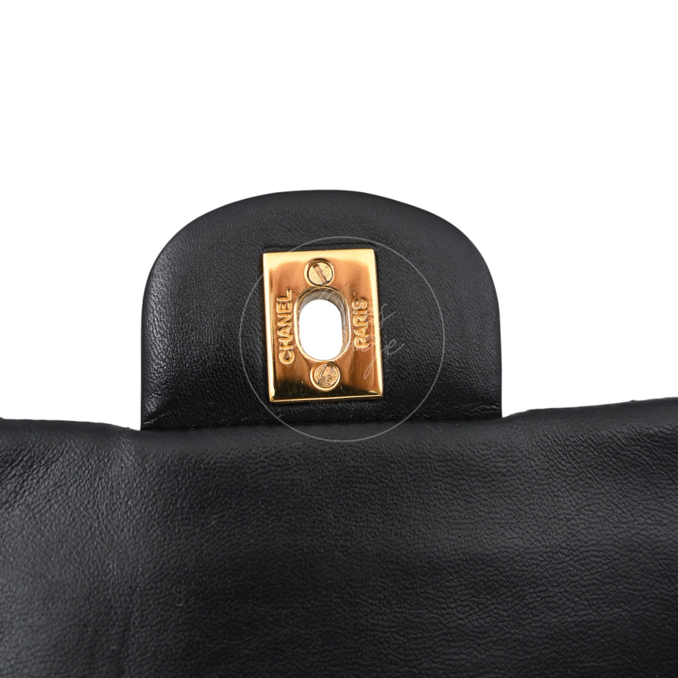 Chanel CF23 Small Classic Flap Bag Lambskin GHW Black Series 1