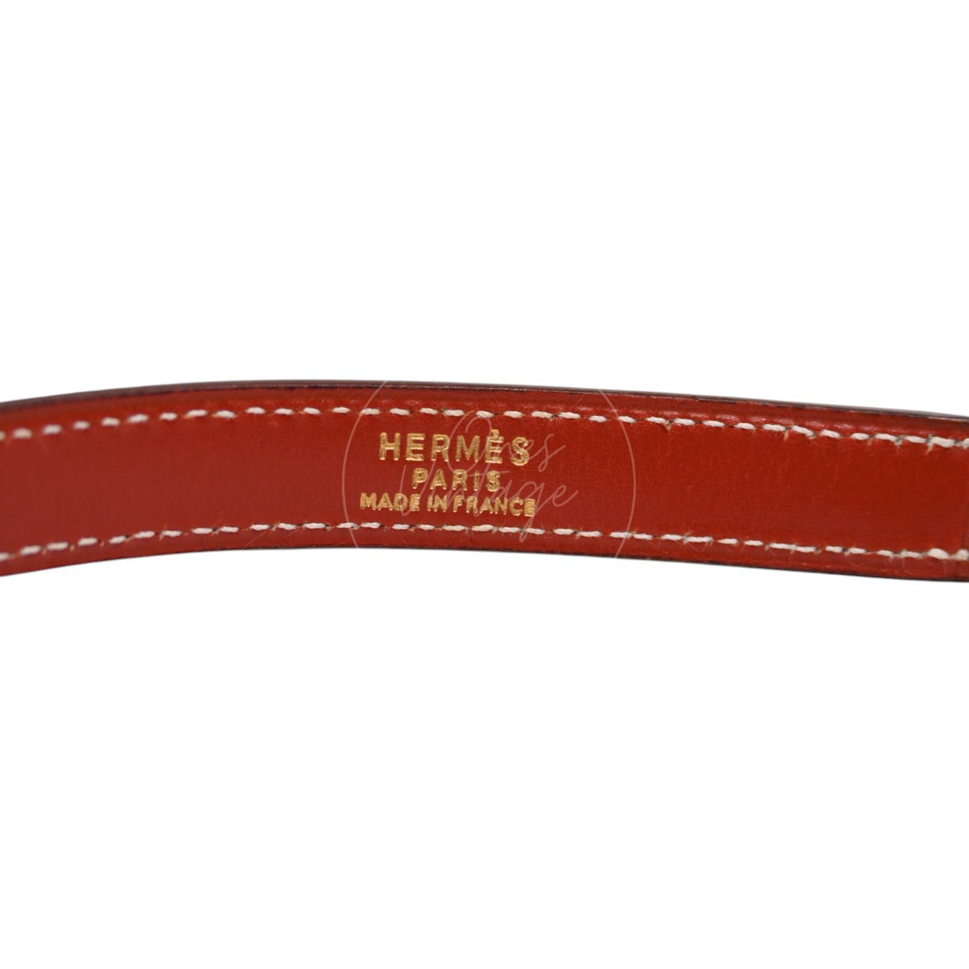 Hermes Kelly 28 Box Leather Handbag GHW Brique Circle W