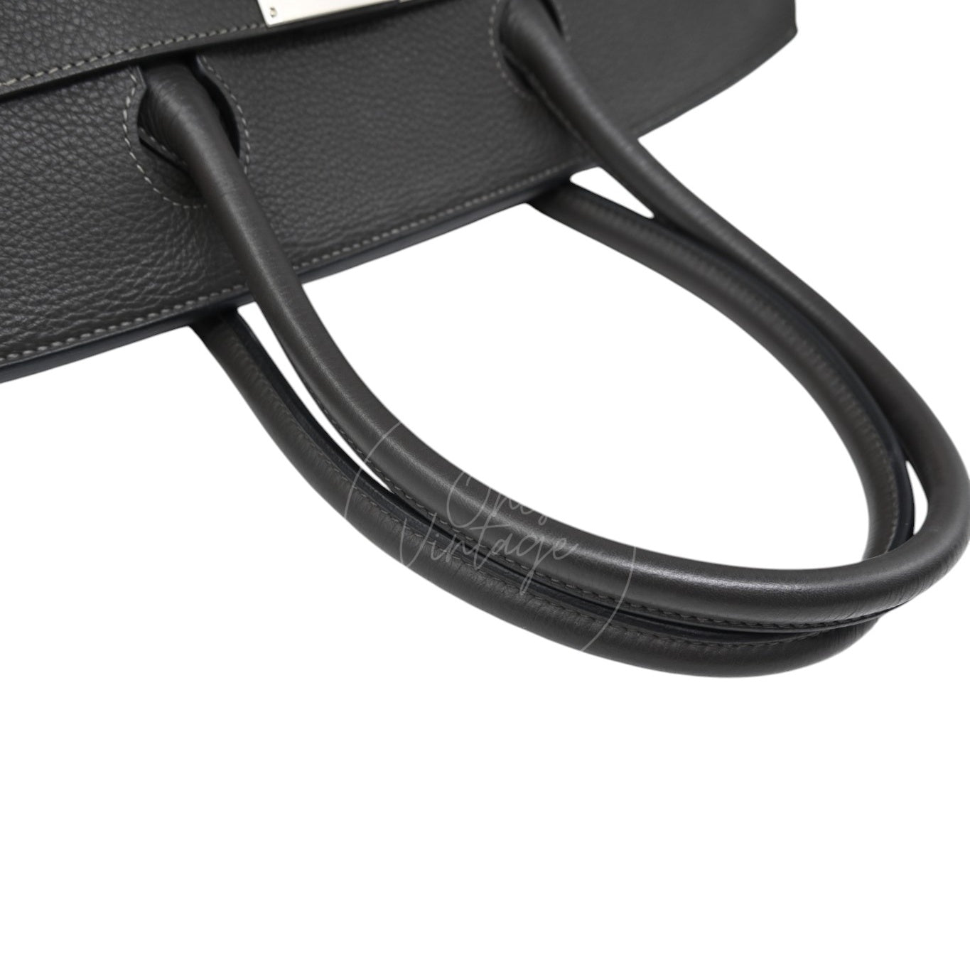 Hermes Shoulder Birkin PHW Gris Graphite Square M