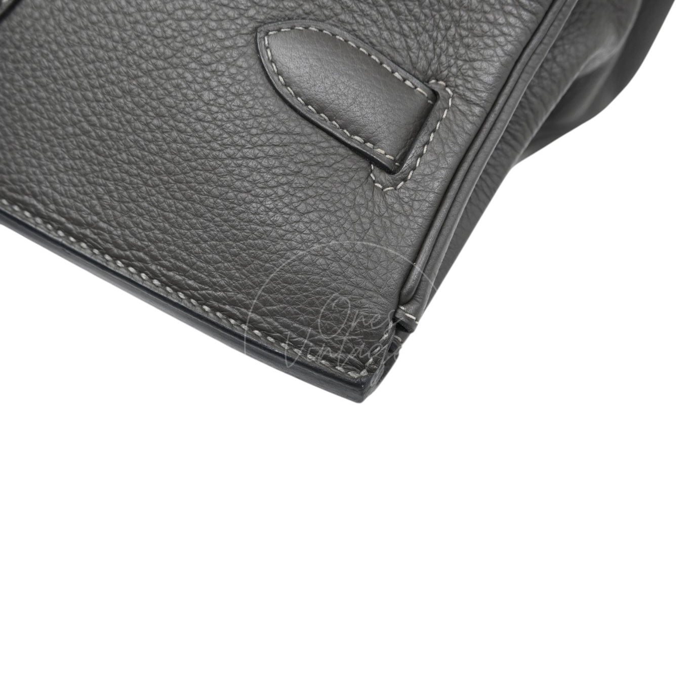 Hermes Shoulder Birkin PHW Gris Graphite Square M