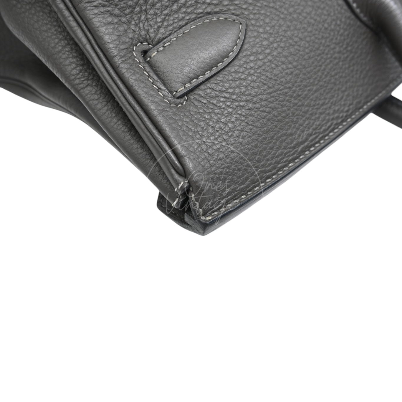 Hermes Shoulder Birkin PHW Gris Graphite Square M