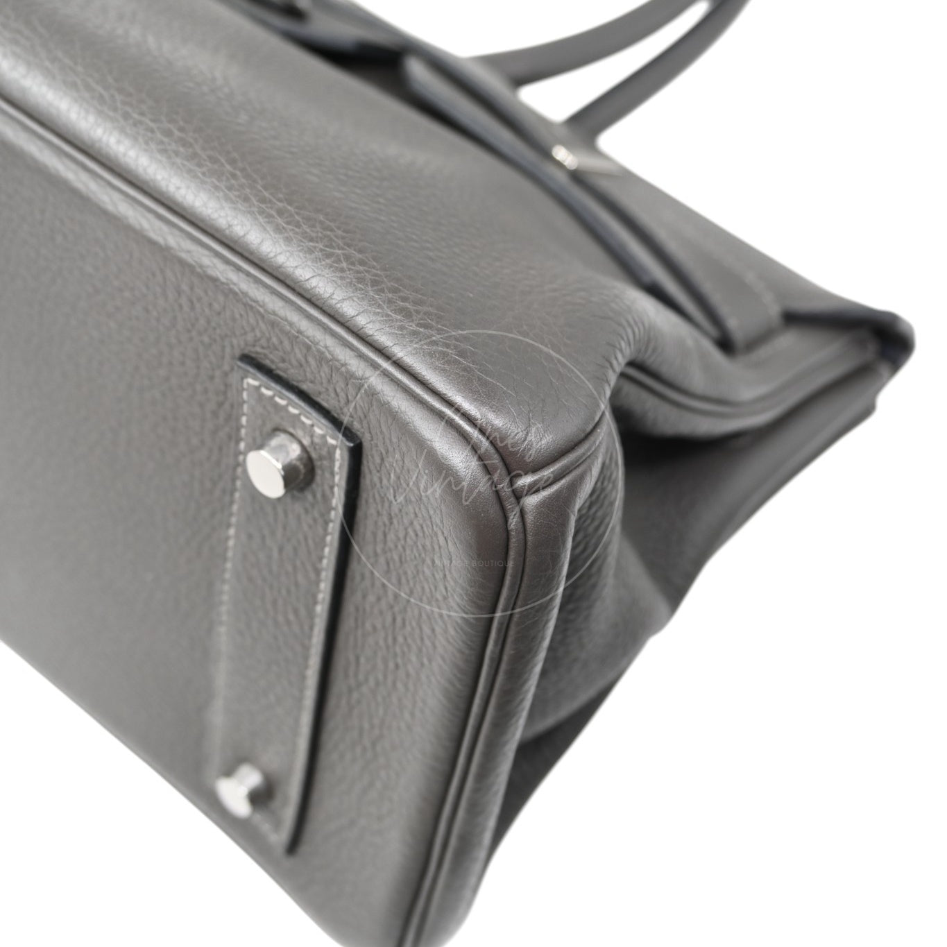 Hermes Shoulder Birkin PHW Gris Graphite Square M