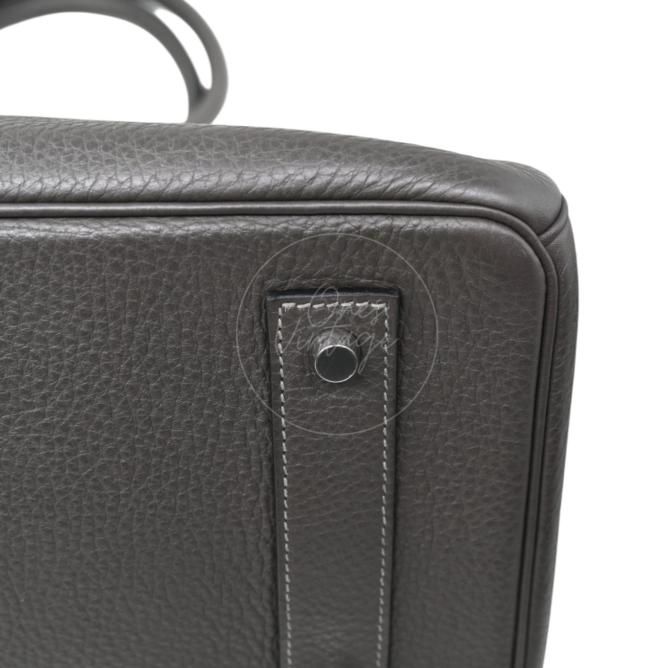 Hermes Shoulder Birkin PHW Gris Graphite Square M