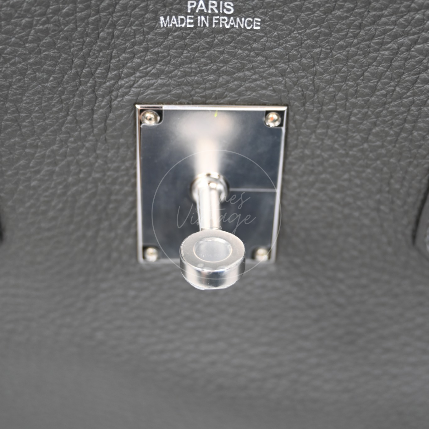 Hermes Shoulder Birkin PHW Gris Graphite Square M