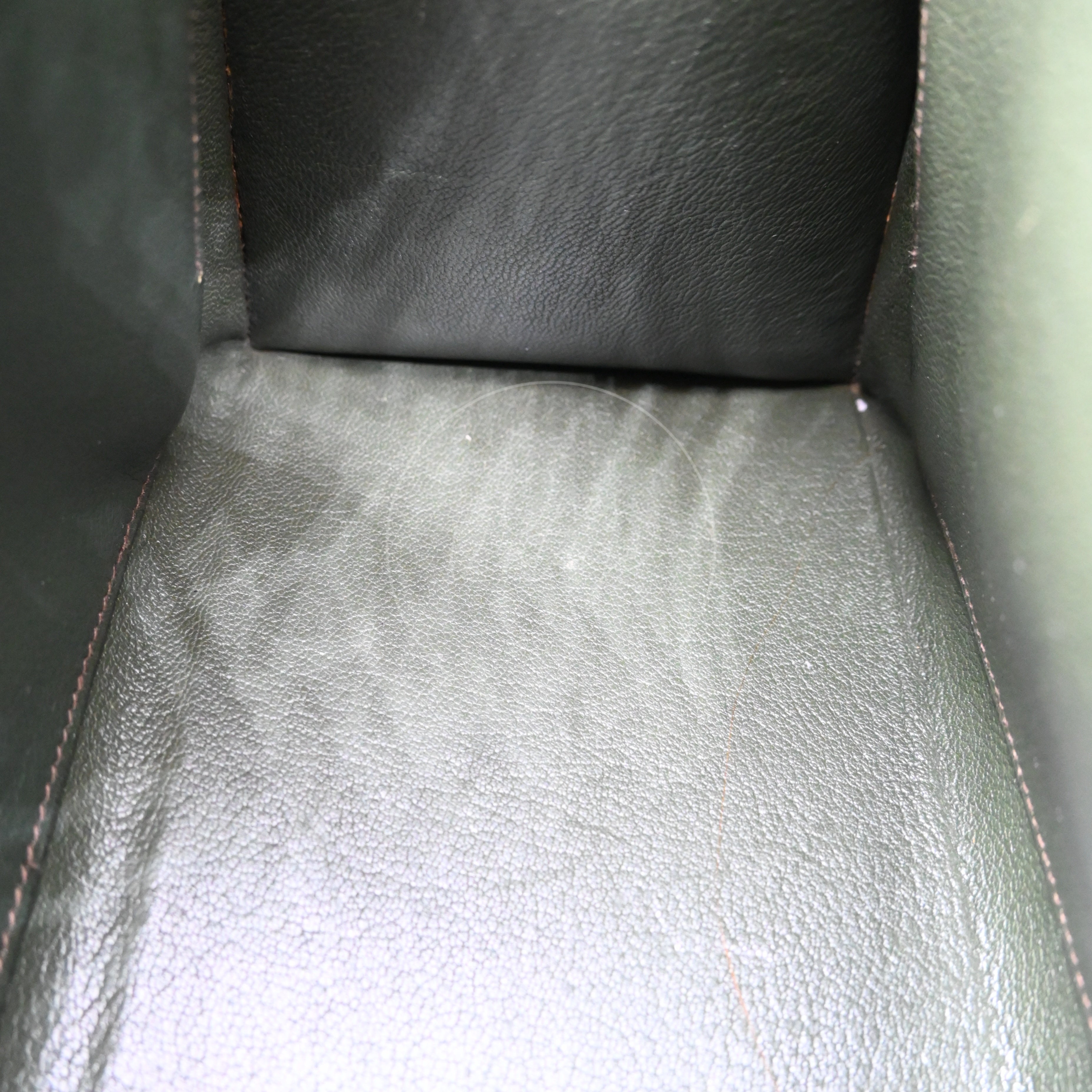 Hermes Kelly Sellier 32 Ostrich Leather GHW Olive Parchemin Circle Y