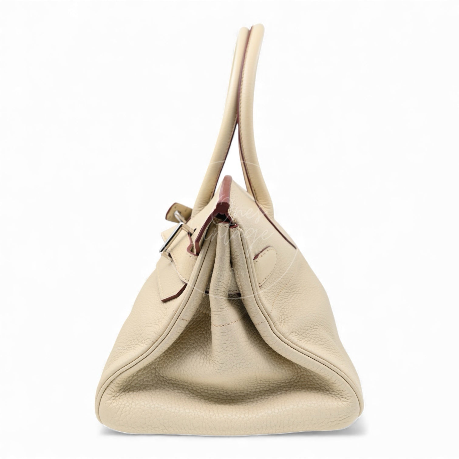 Hermes Birkin Shoulder Handbag PHW Parthemin Square K