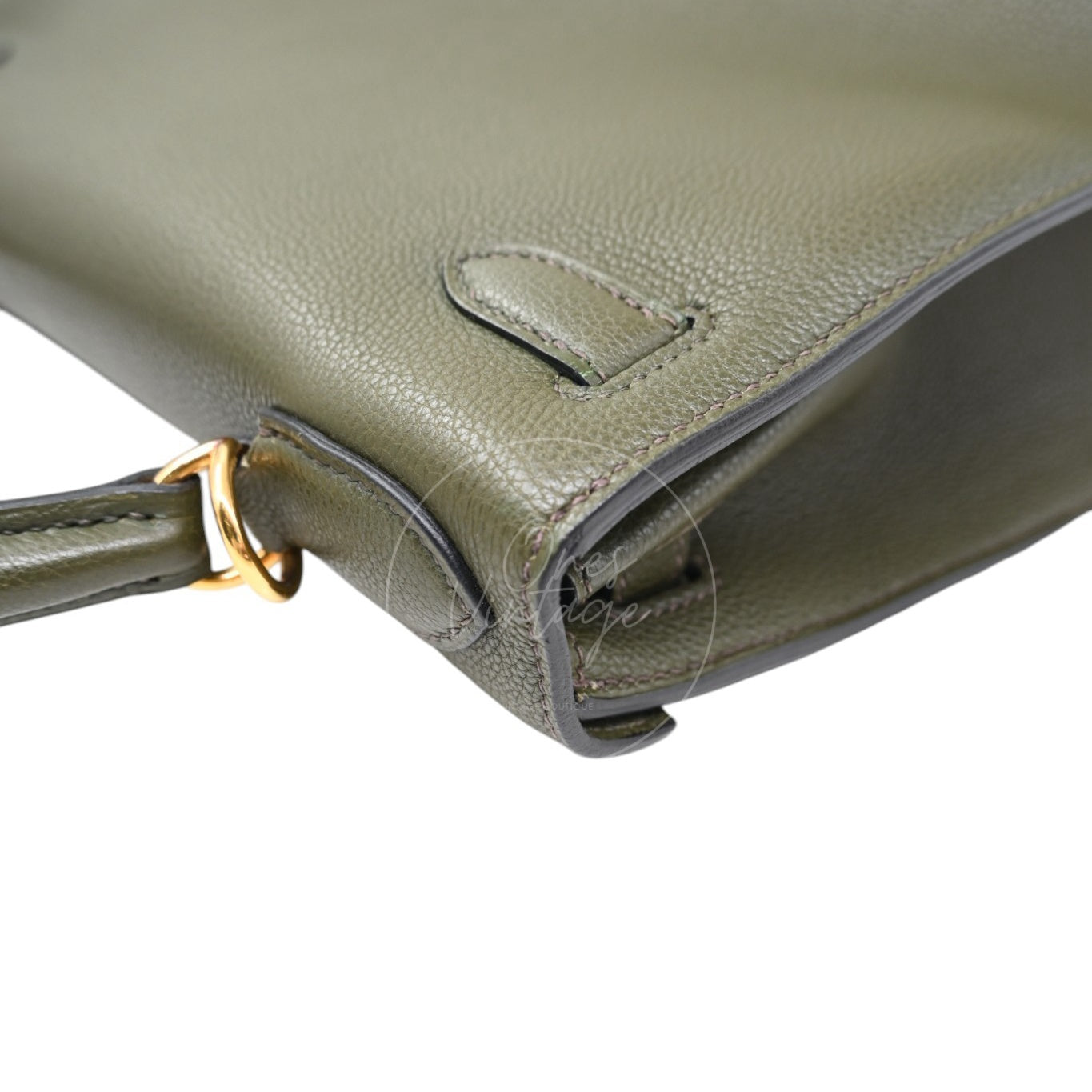 Hermès Kelly 28 Handbag Togo Vert Maquis GHW Square H
