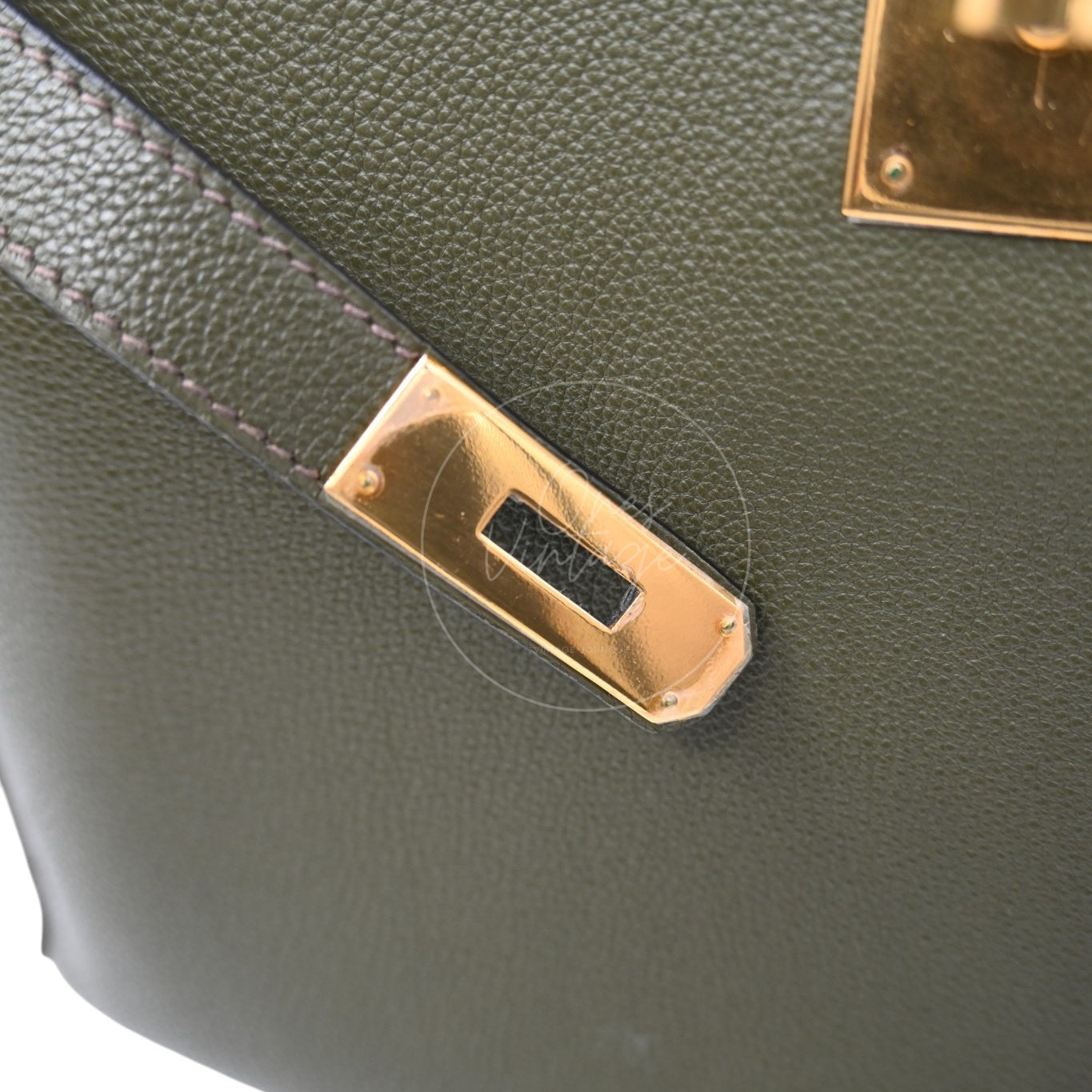 Hermès Kelly 28 Handbag Togo Vert Maquis GHW Square H