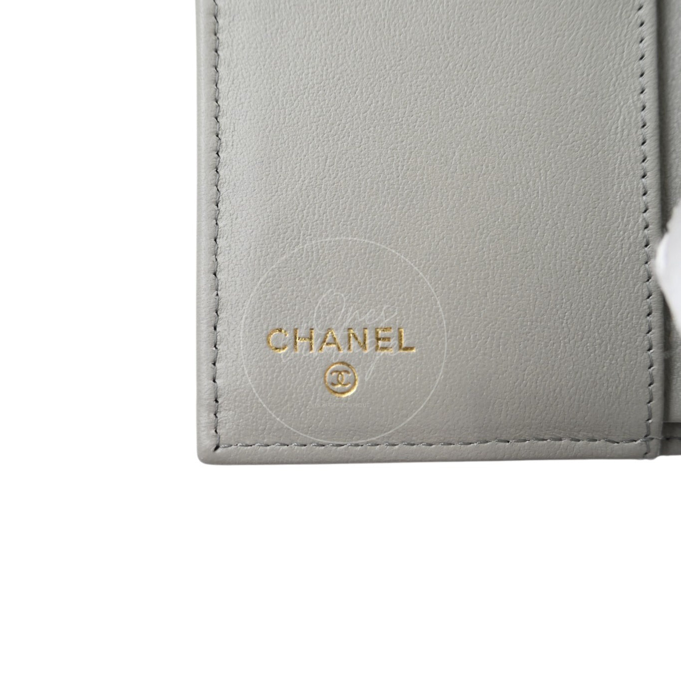 Chanel Classic Small Flap Wallet GHW Grey Series 31