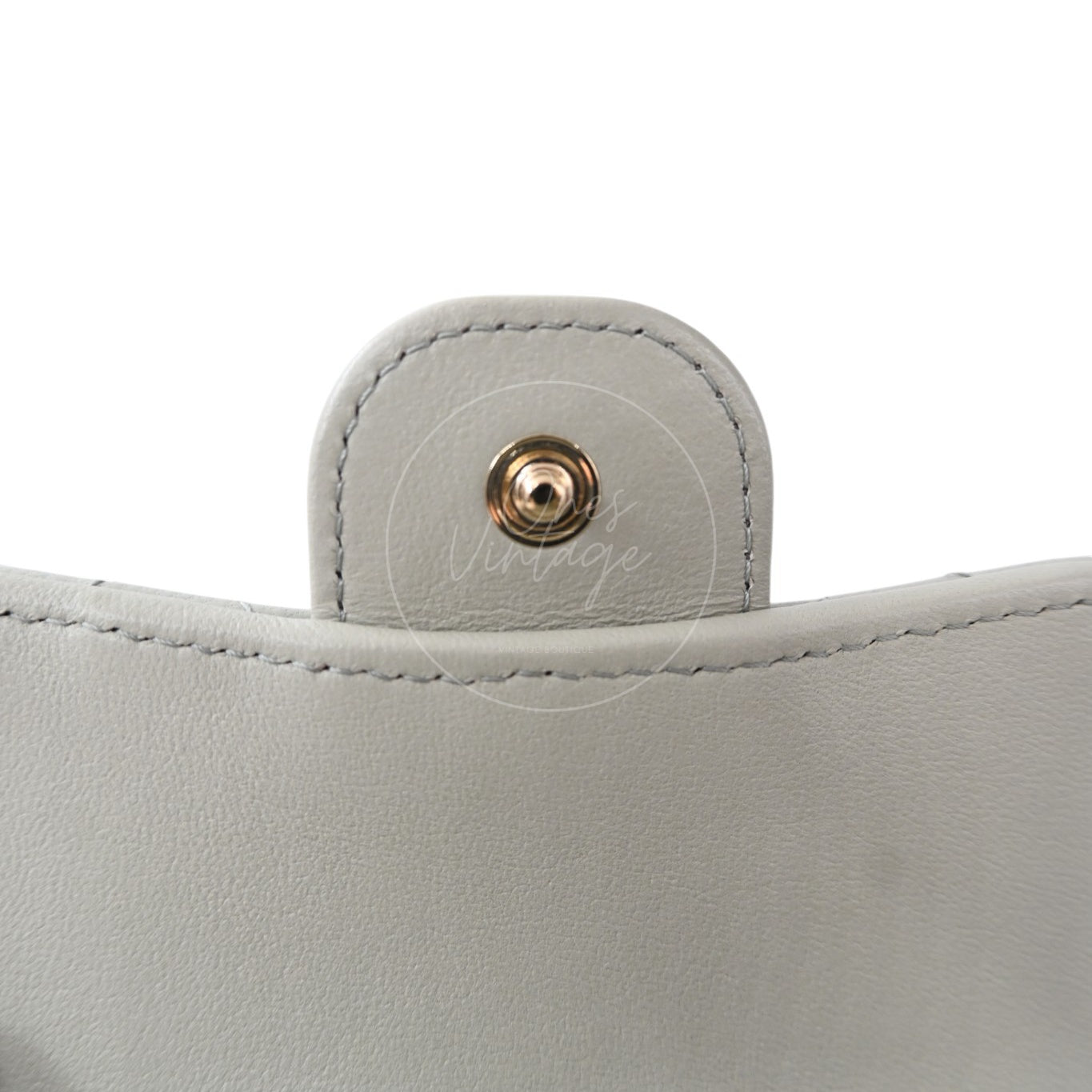 Chanel Classic Small Flap Wallet GHW Grey Series 31