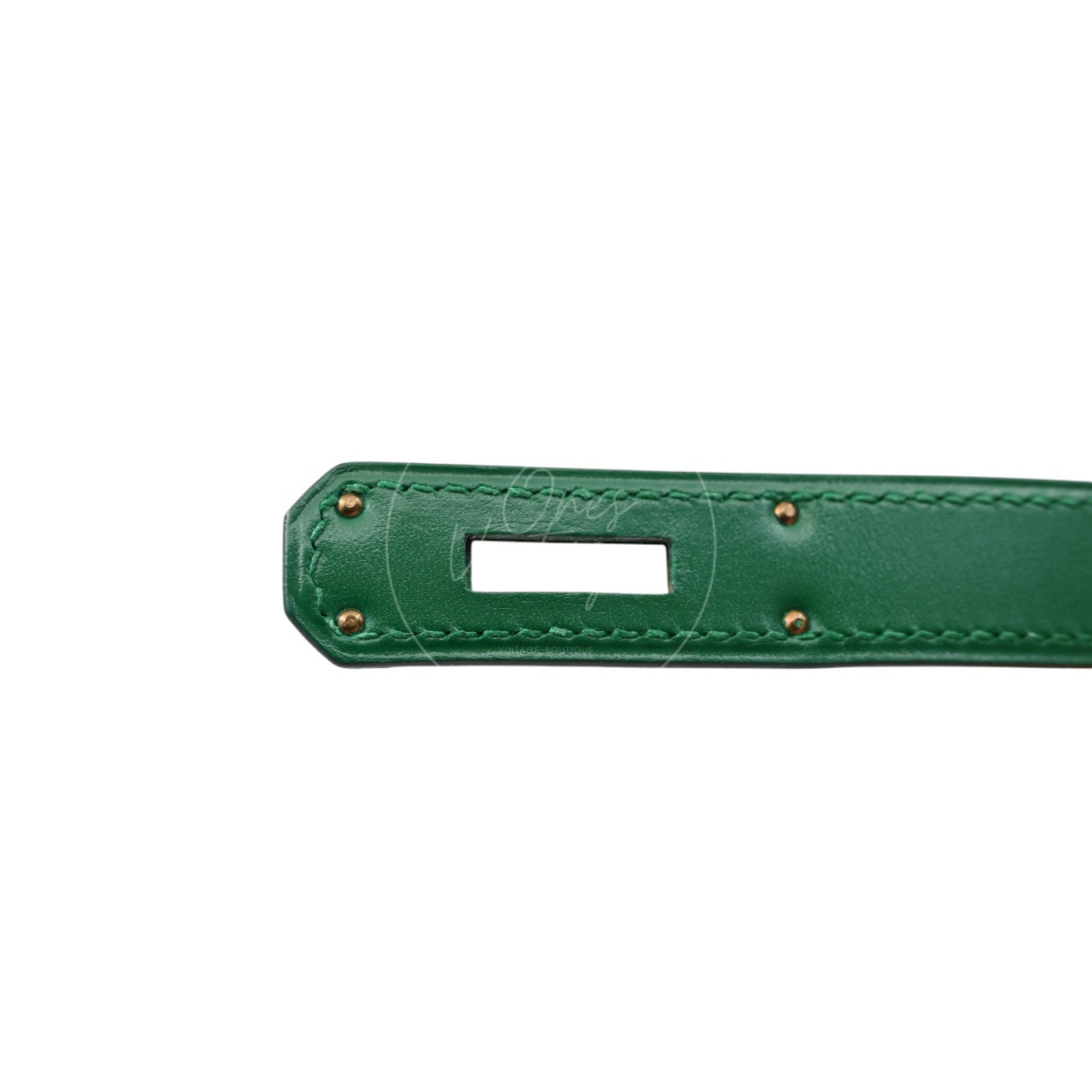 Hermes Kelly 28 Box GHW Dark Green Square B