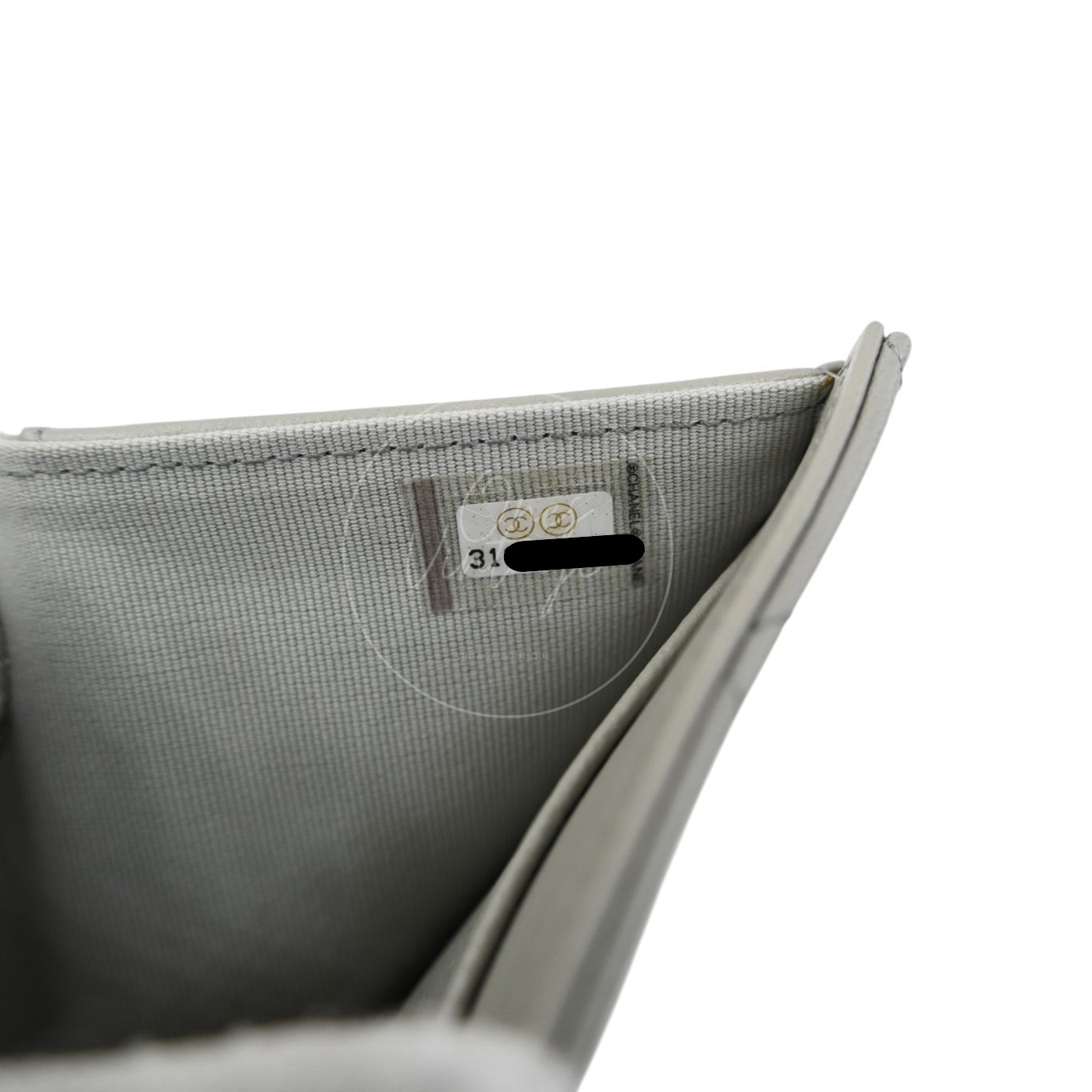 Chanel Classic Small Flap Wallet GHW Grey Series 31