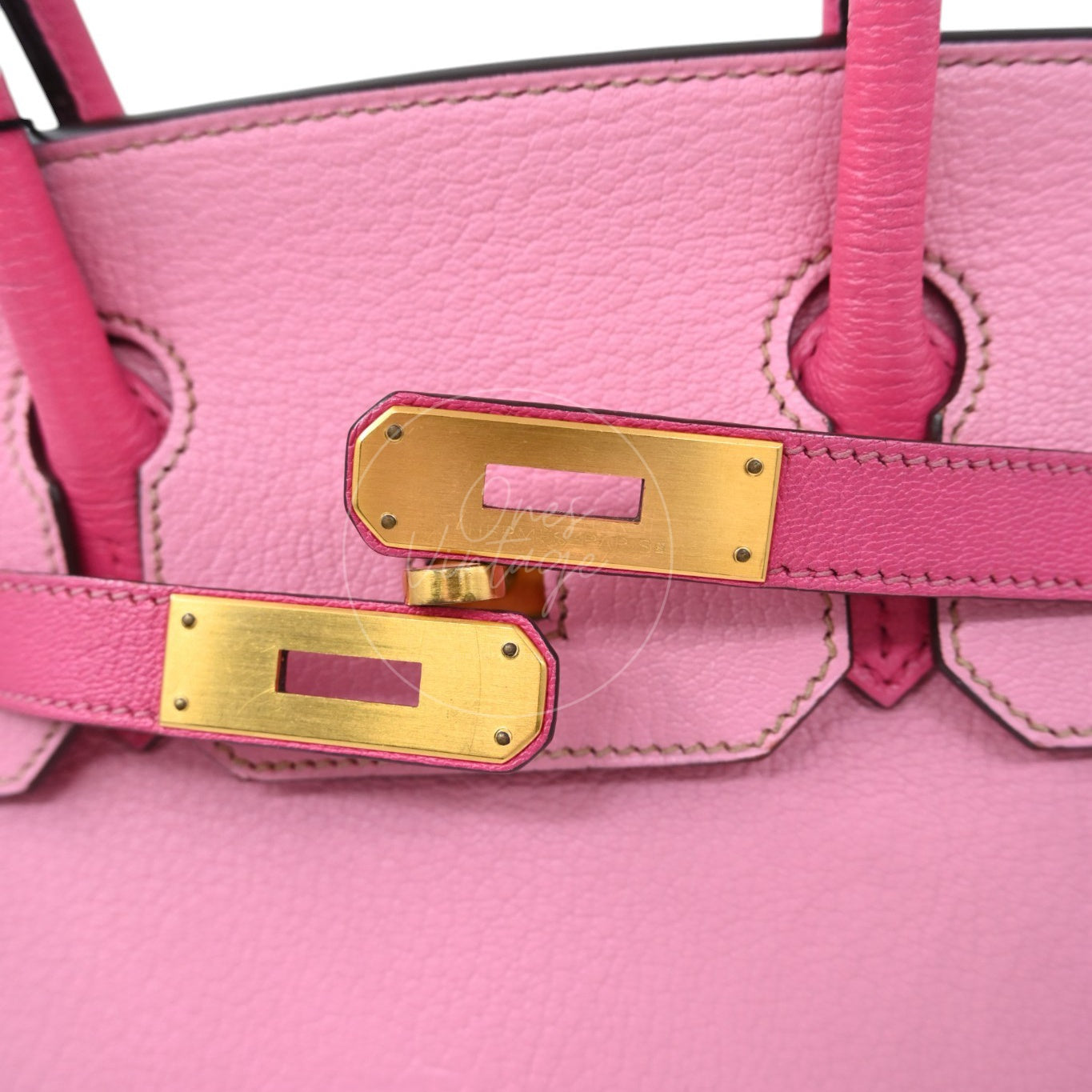 Hermes Birkin 30 5P Epsom GHW Pink Rose Tyrien Square P