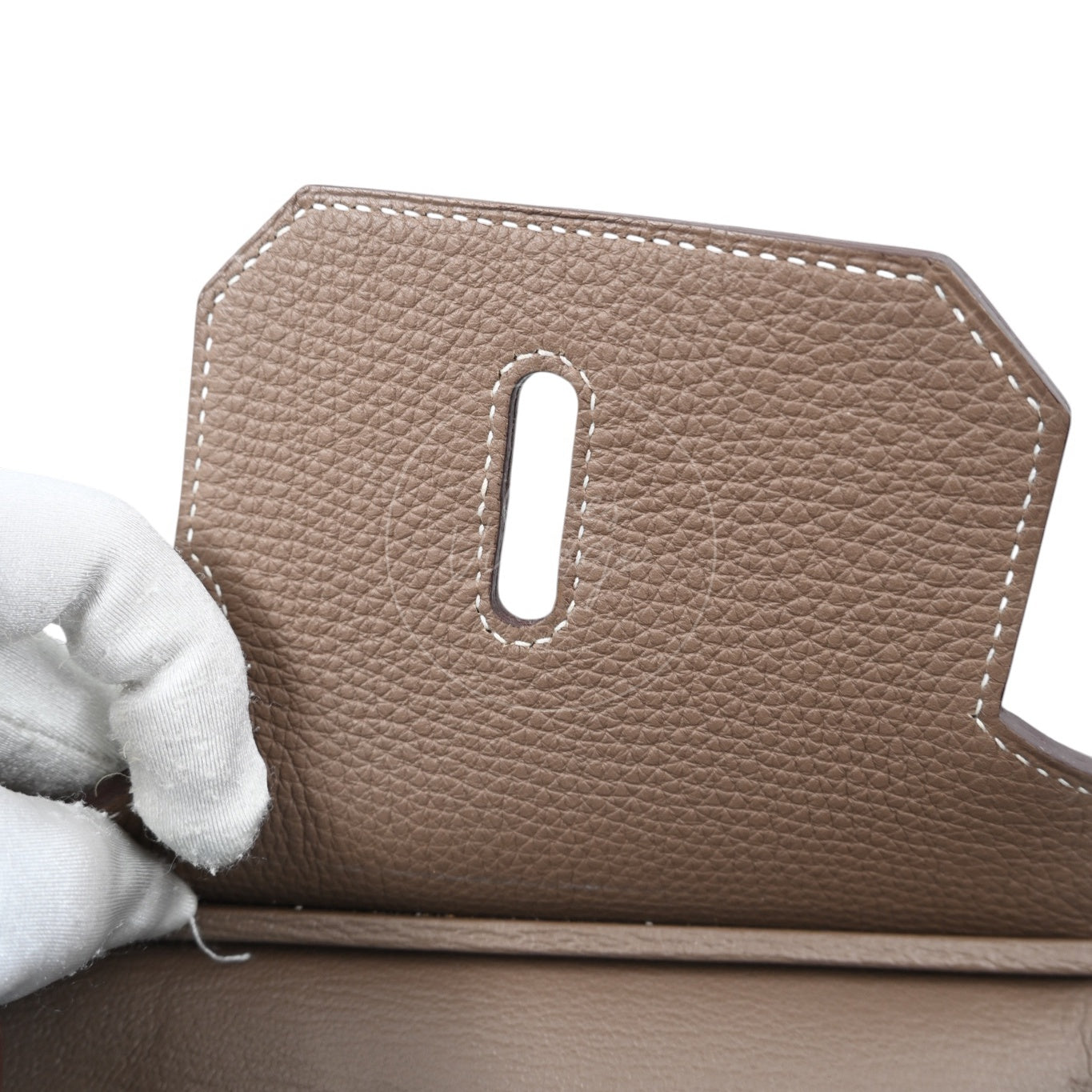 Hermes Shoulder Birkin PHW Etoupe Square O