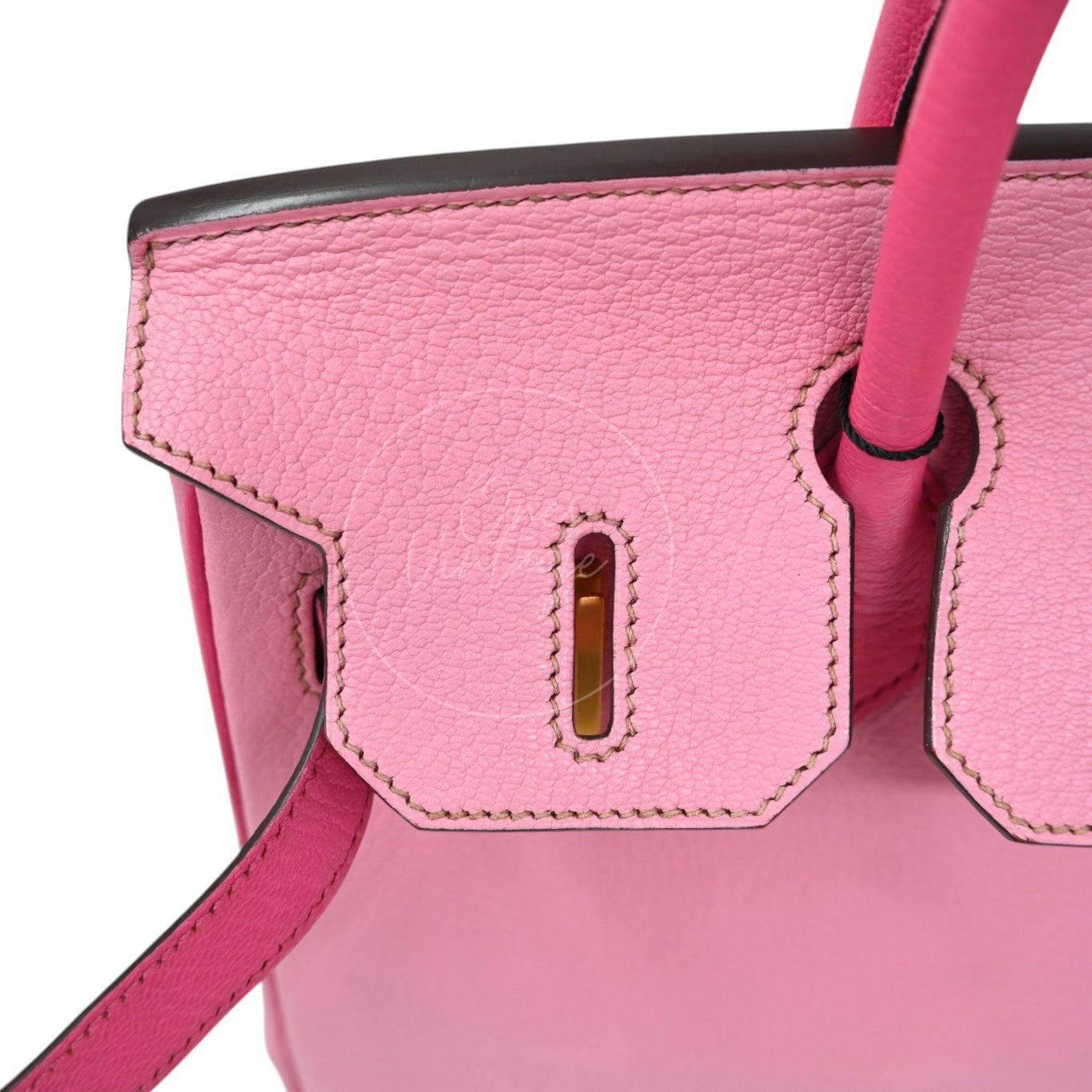 Hermes Birkin 30 5P Epsom GHW Pink Rose Tyrien Square P