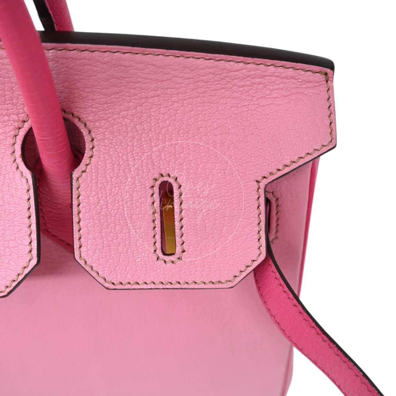 Hermes Birkin 30 5P Epsom GHW Pink Rose Tyrien Square P