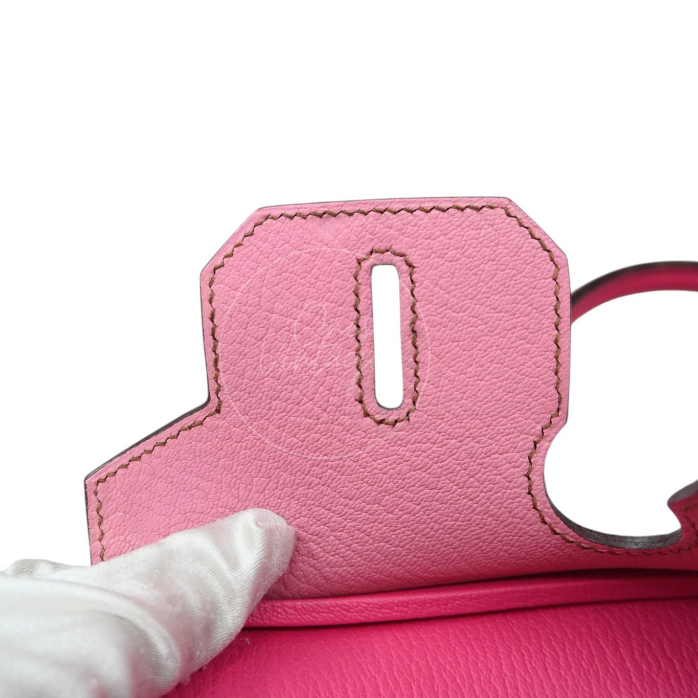 Hermes Birkin 30 5P Epsom GHW Pink Rose Tyrien Square P