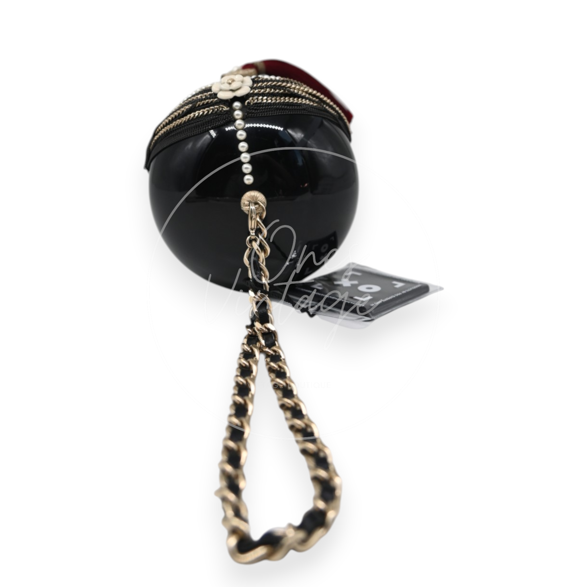 Chanel Paris-Bombay Métiers d'Art Matryoshka Doll Minaudière Black Resin GHW Black & Gold Series 16