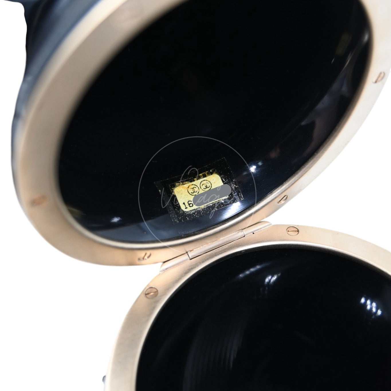Chanel Paris-Bombay Métiers d'Art Matryoshka Doll Minaudière Black Resin GHW Black & Gold Series 16