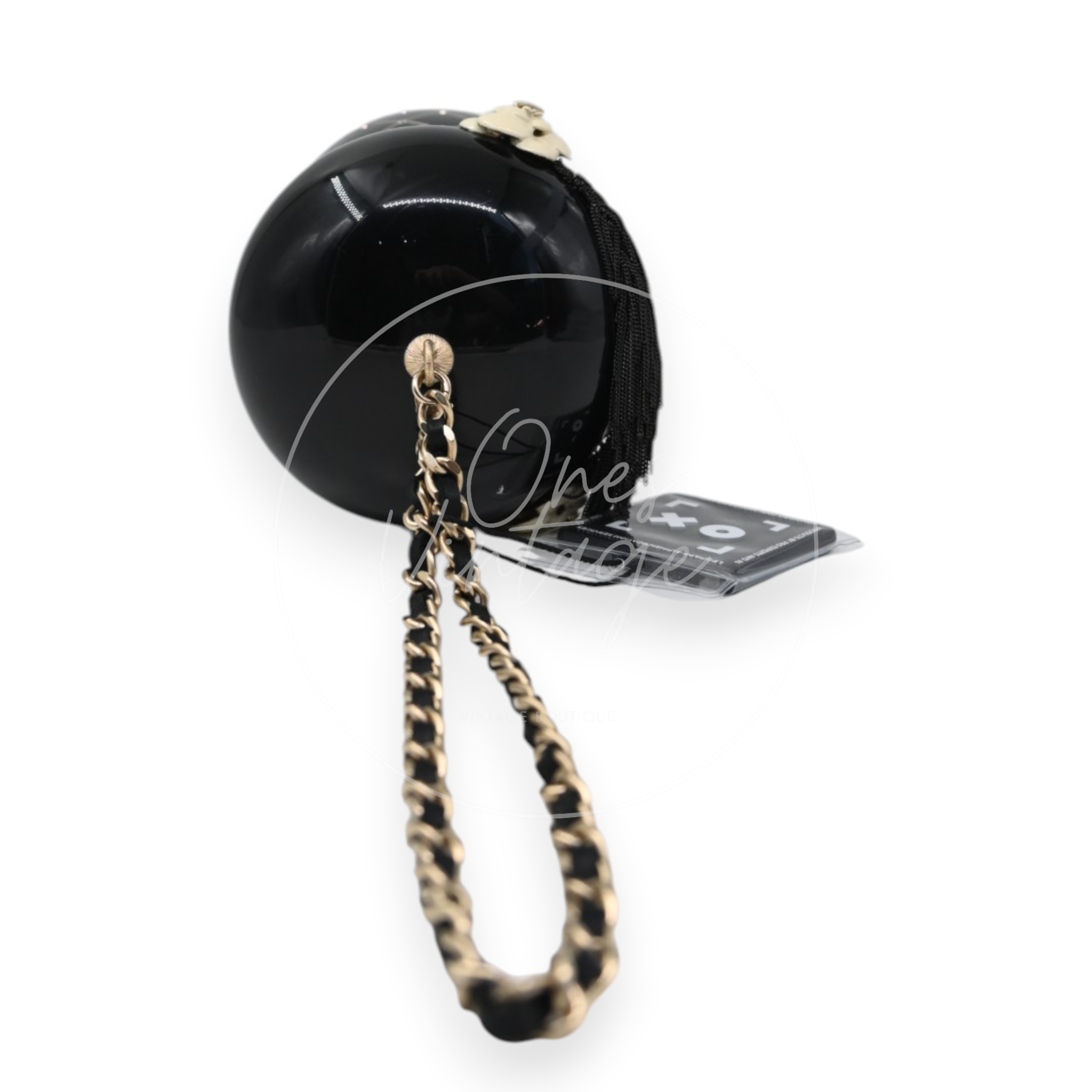 Chanel Resin Paris-Shanghai Doll Evening Bag GHW Black