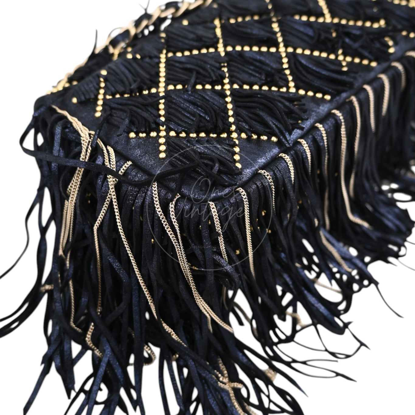 Chanel Paris Dallas Fringe Calfskin Flap Bag GHW Navy Series 19 deposit link
