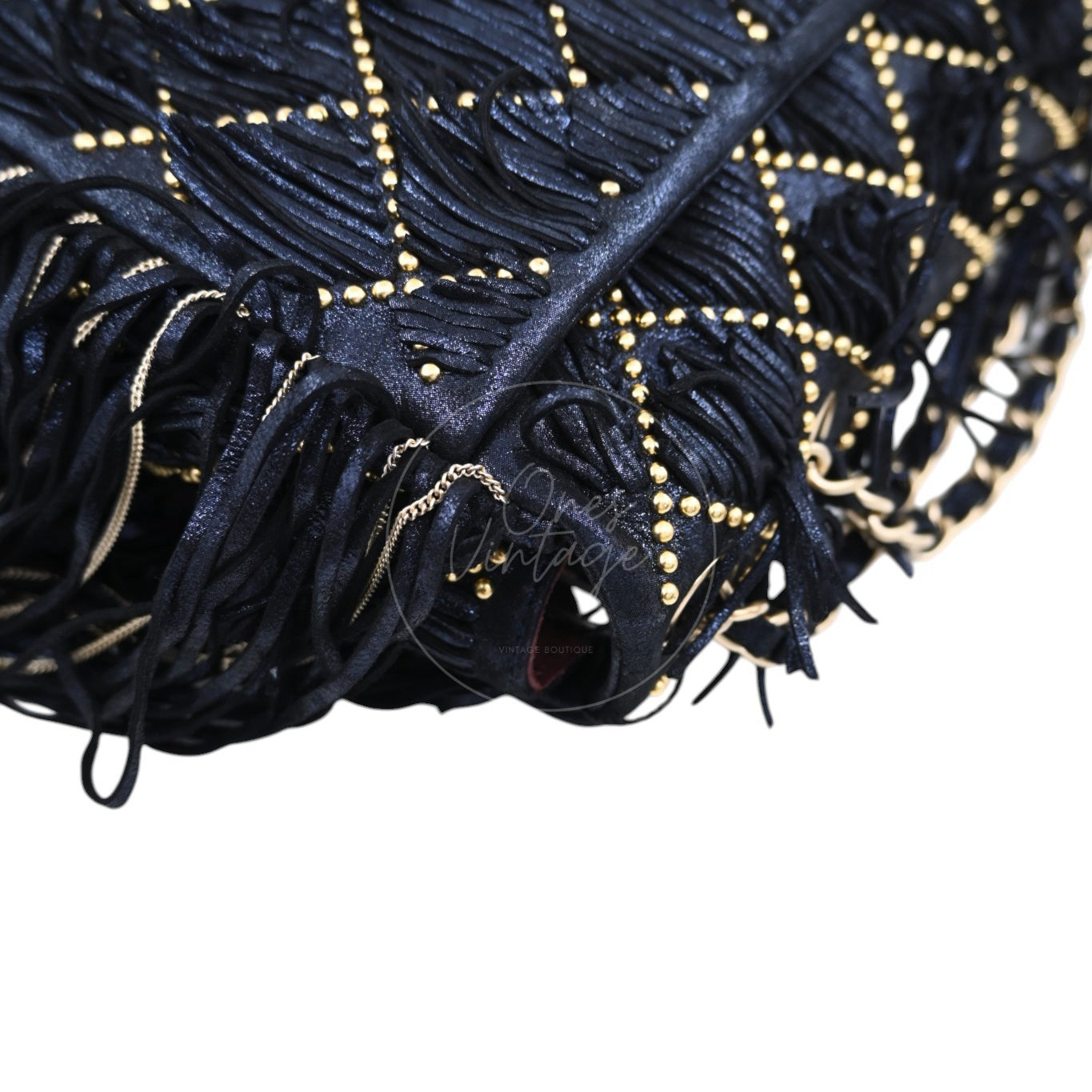 Chanel Paris Dallas Fringe Calfskin Flap Bag GHW Navy Series 19 deposit link