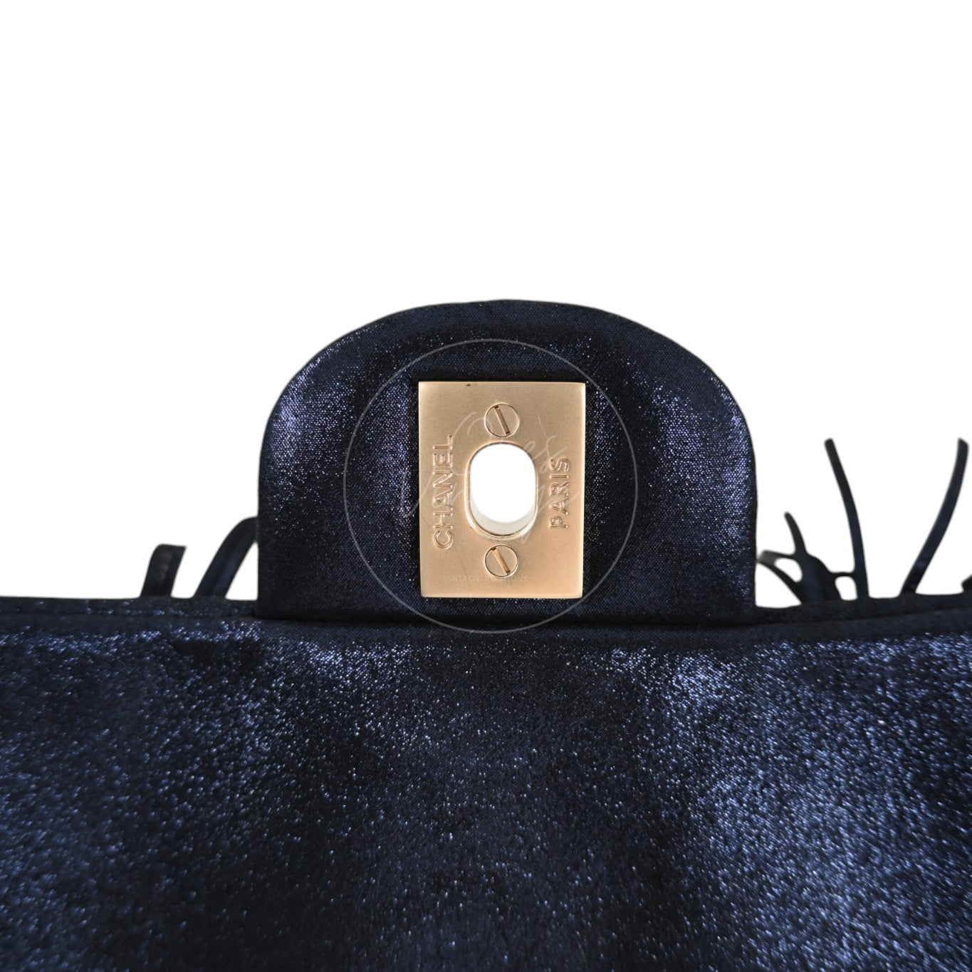Chanel Paris Dallas Fringe Calfskin Flap Bag GHW Navy Series 19 deposit link