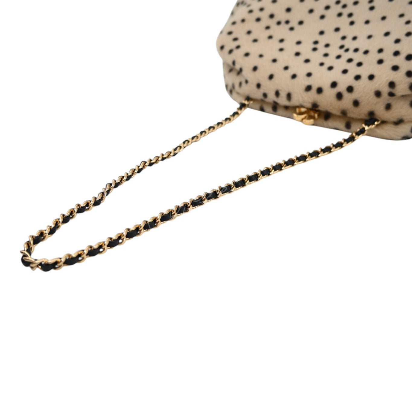 Chanel Pony Hair Cheetah Printed Lambskin Clutch GHW Beige Black Series T0