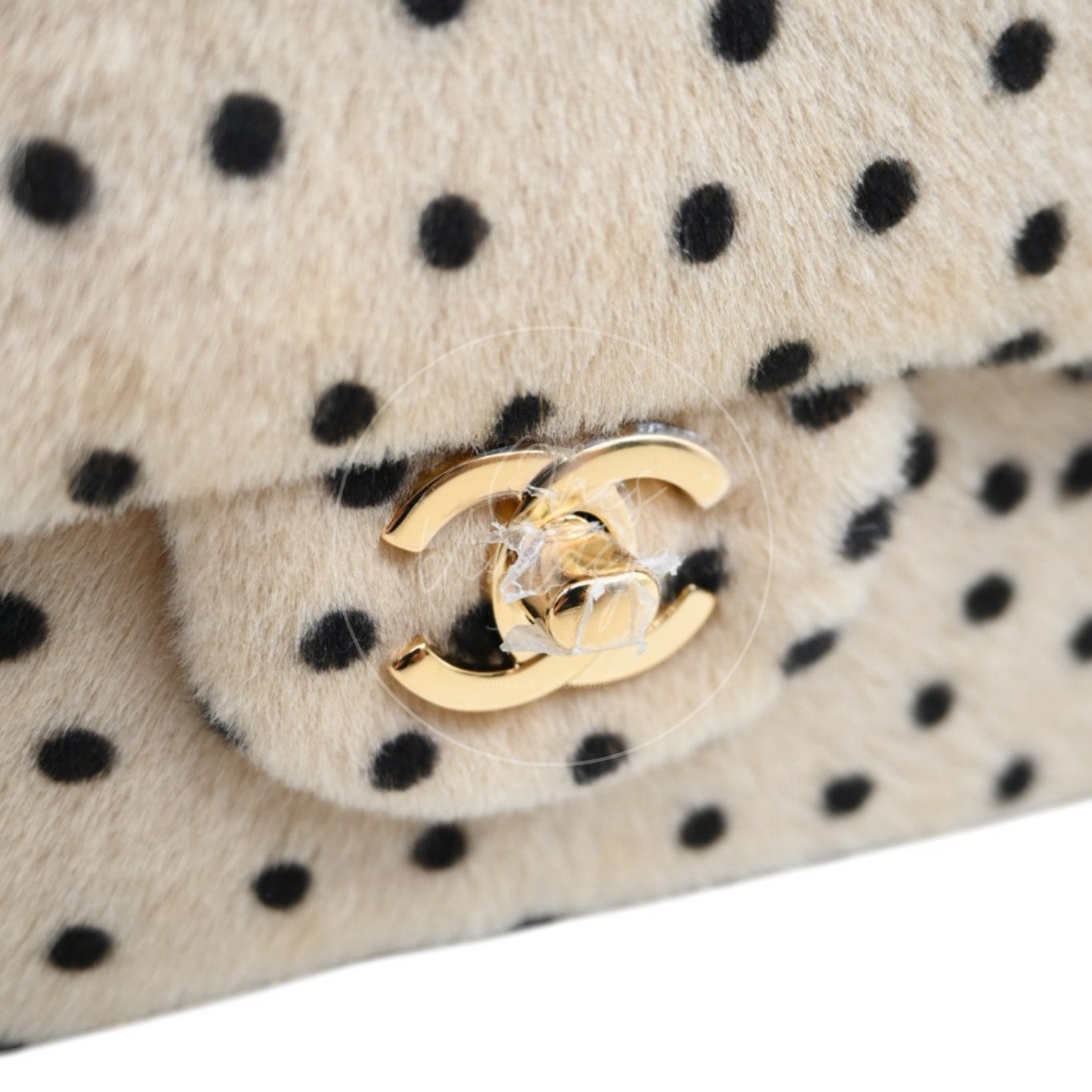 Chanel Medium Classic Flap Bag Pony Hair GHW Brown Series PX