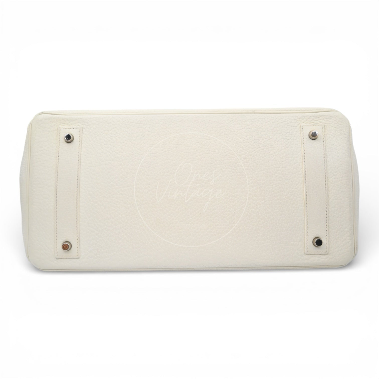 Hermes Birkin Shoulder PHW White Square I