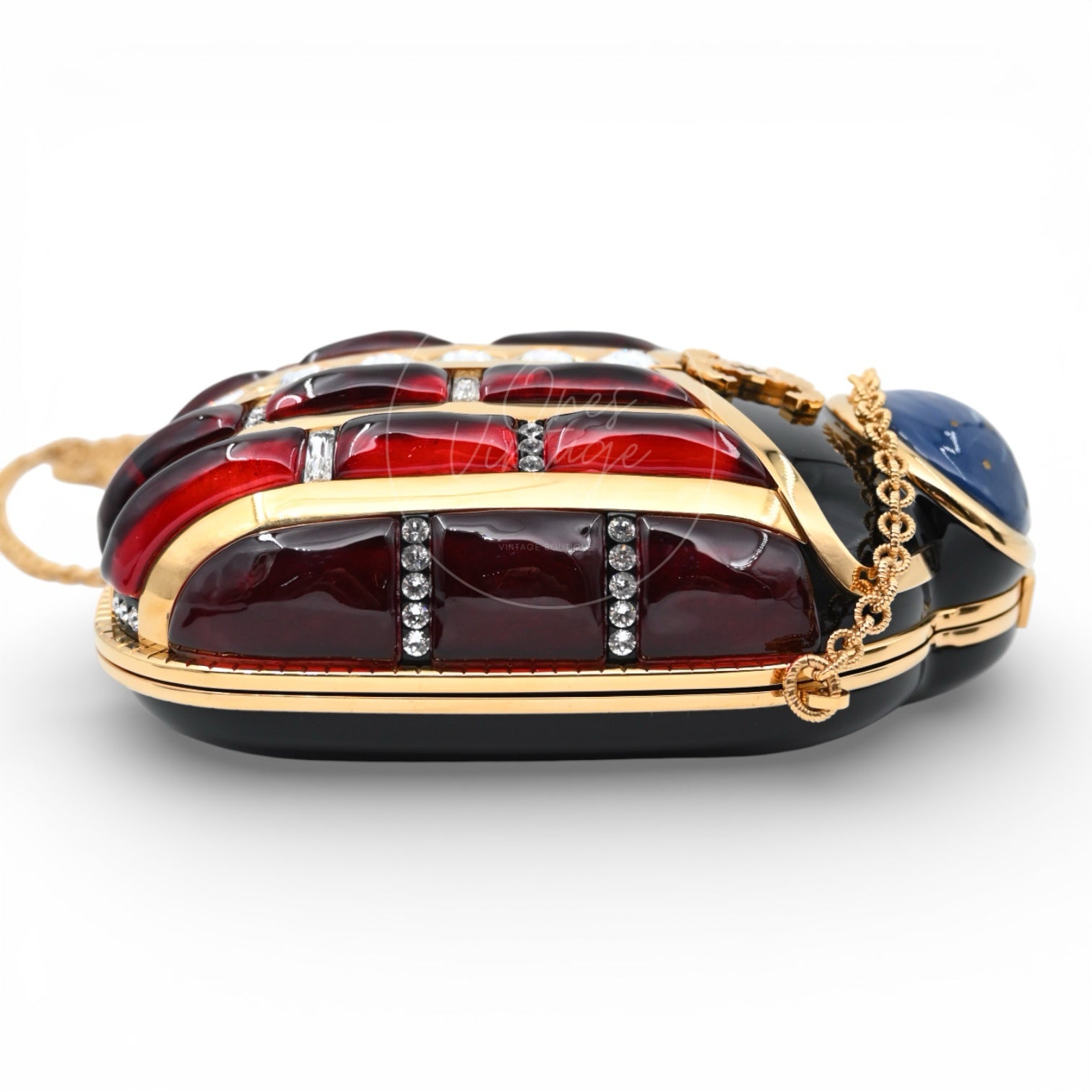 Chanel Egypt Scarab Bag Evening Clutch Bag from Chanel's 2019 Métiers d'Art collection GHW Multicolour Series 27