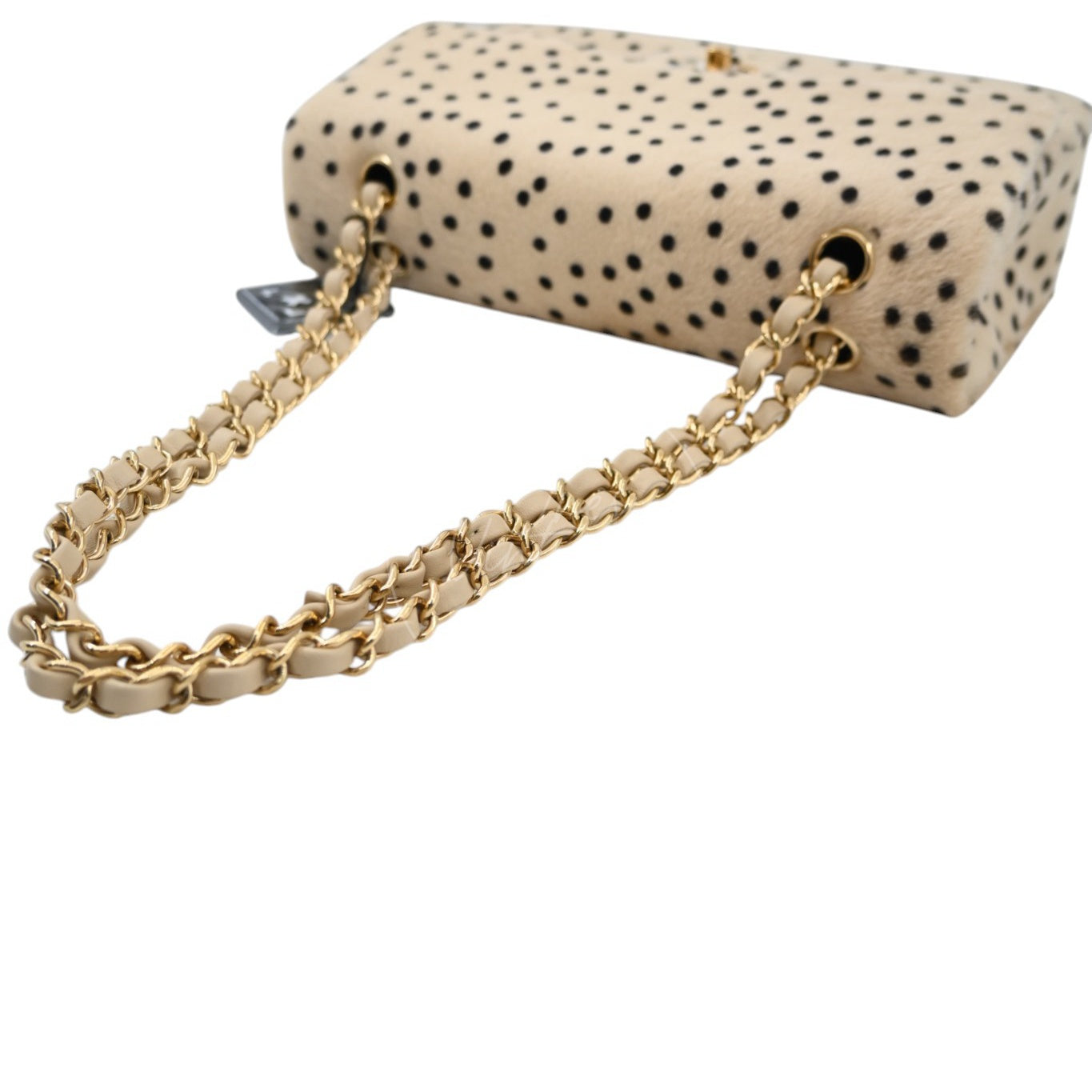 Chanel Classic Flap Bag 25 Cheetah Printed Pony Hair GHW Brown Series UP