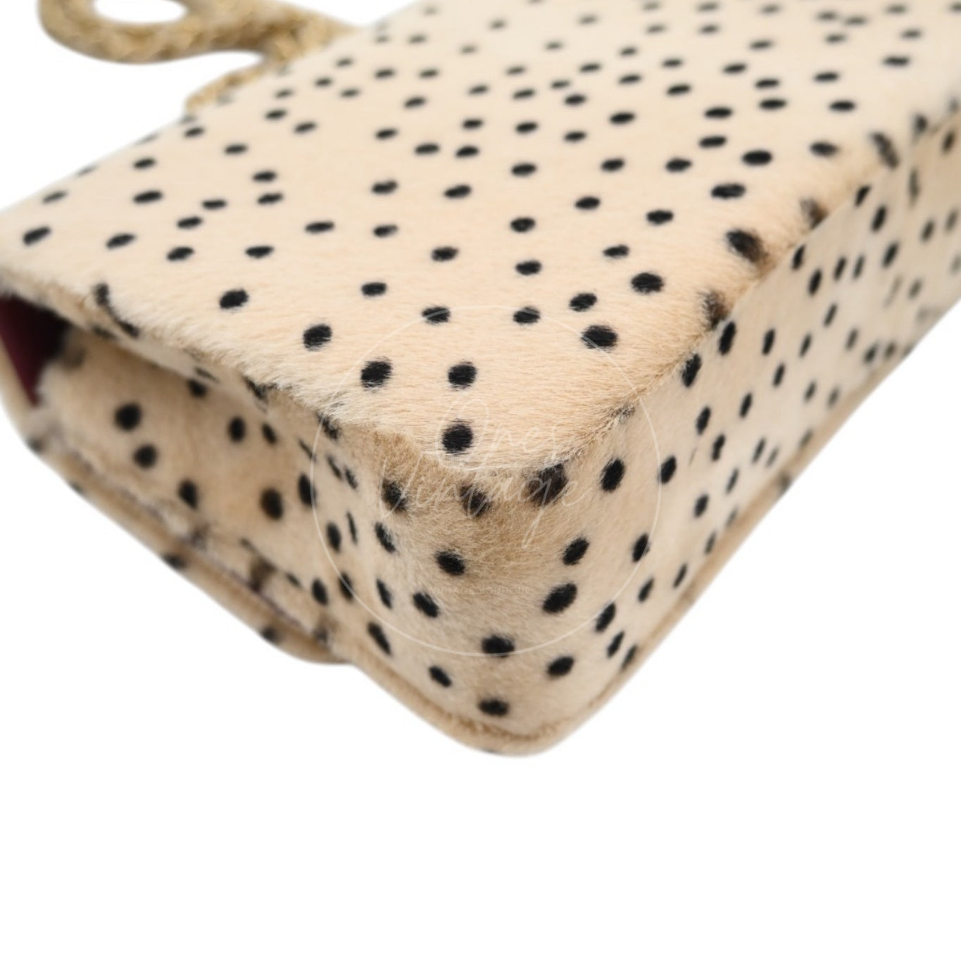 Chanel Classic Flap Bag 25 Cheetah Printed Pony Hair GHW Brown Series UP
