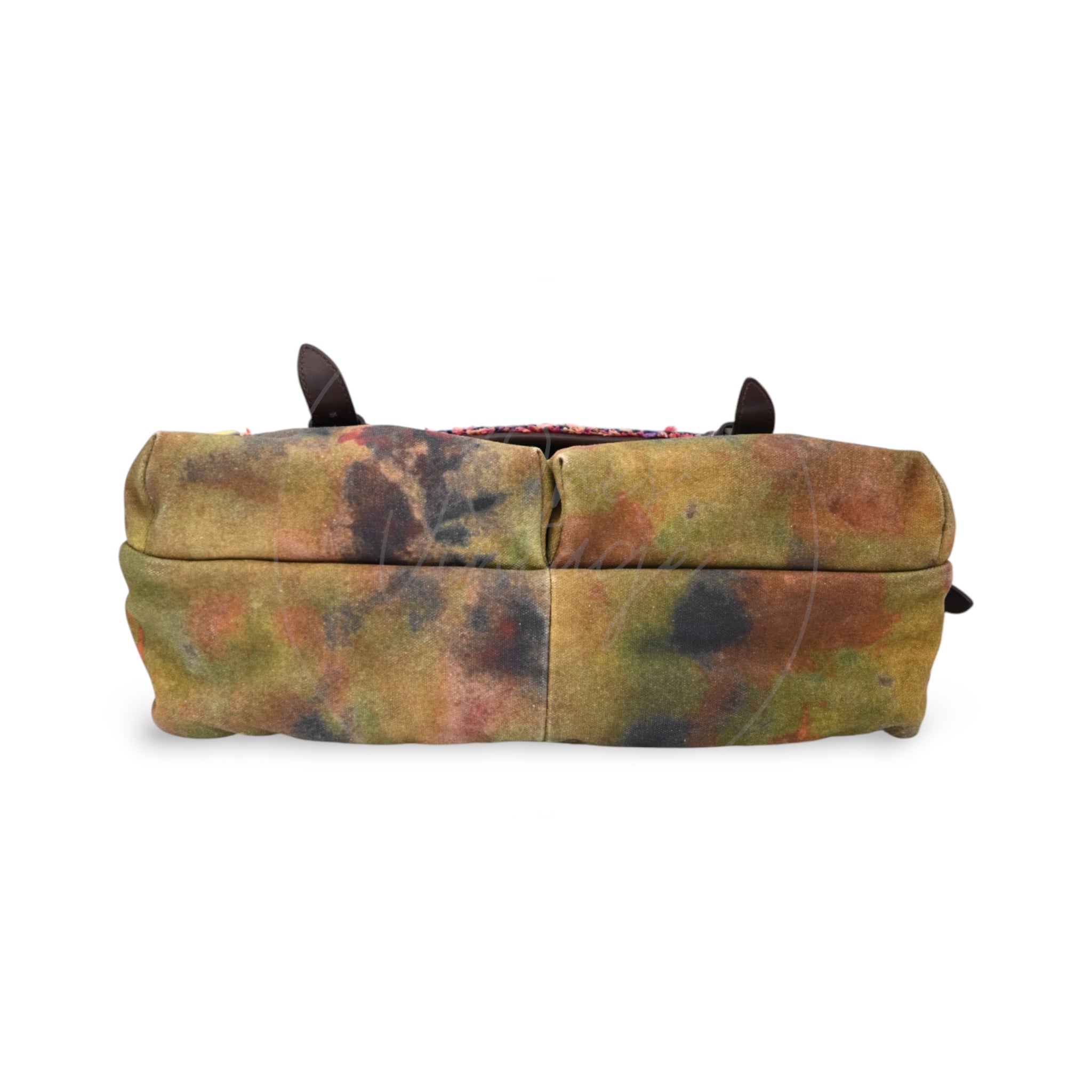 Chanel On the Pavements Graffiti Washed Toile Large Multicolor Messenger Bag PHW Multicolour Series 20