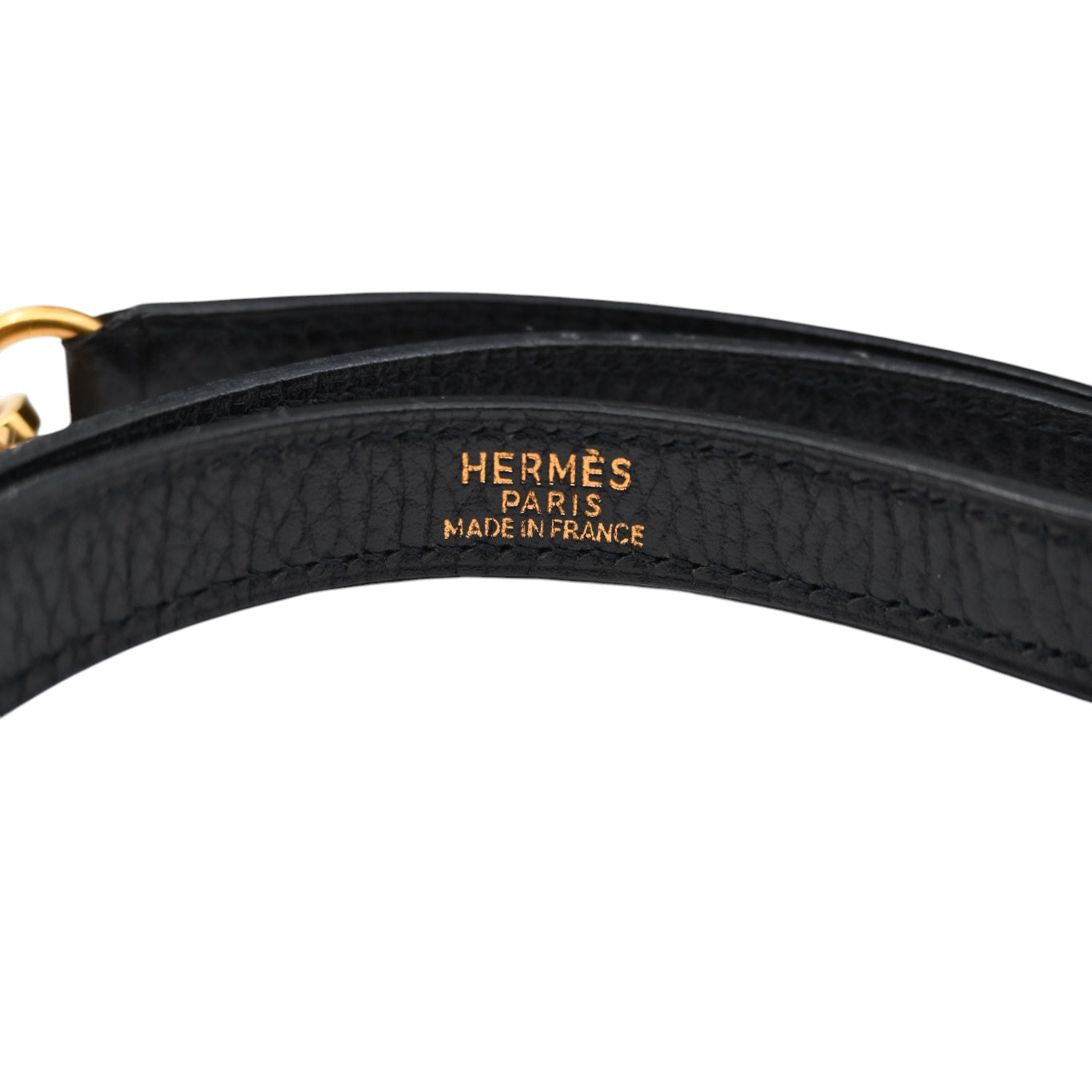 [Pre-owned Hermes Kelly 28 K28 Black Ardennes Stamp Square C handbag