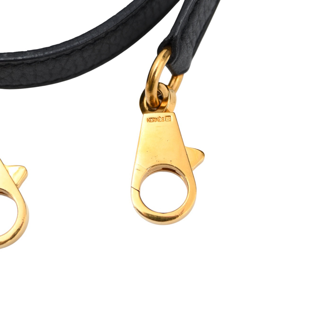 [Pre-owned Hermes Kelly 28 K28 Black Ardennes Stamp Square C handbag