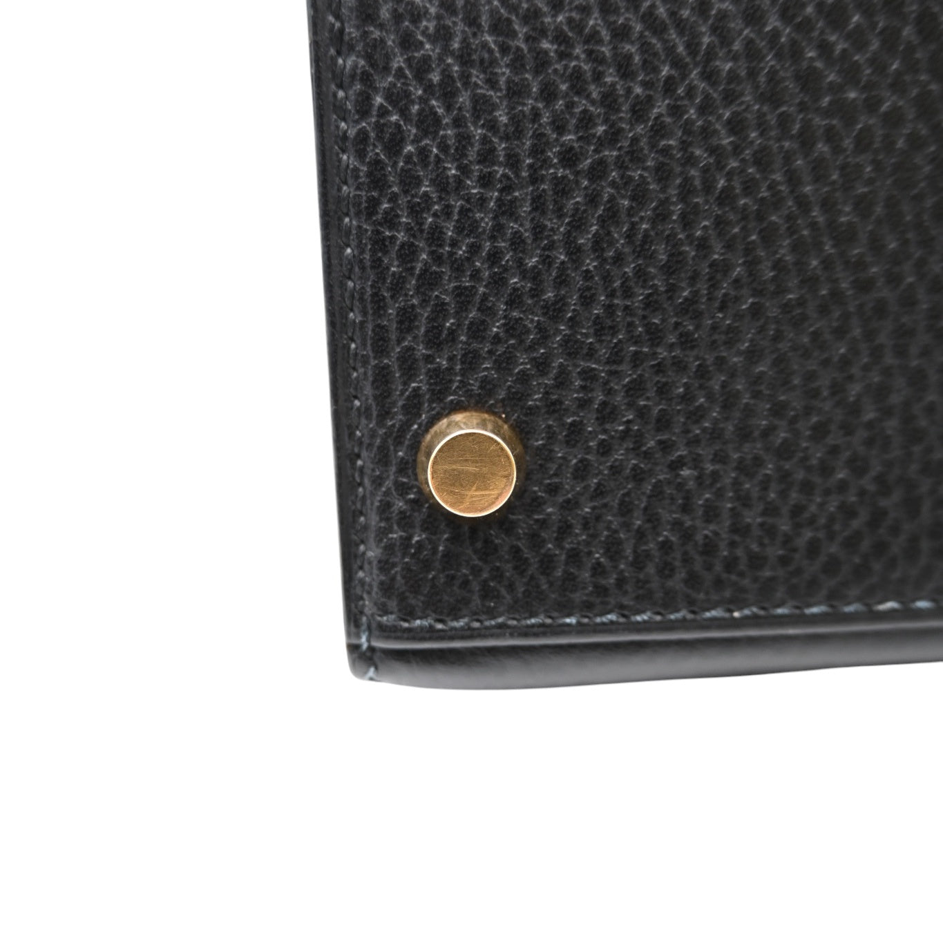 [Pre-owned Hermes Kelly 28 K28 Black Ardennes Stamp Square C handbag