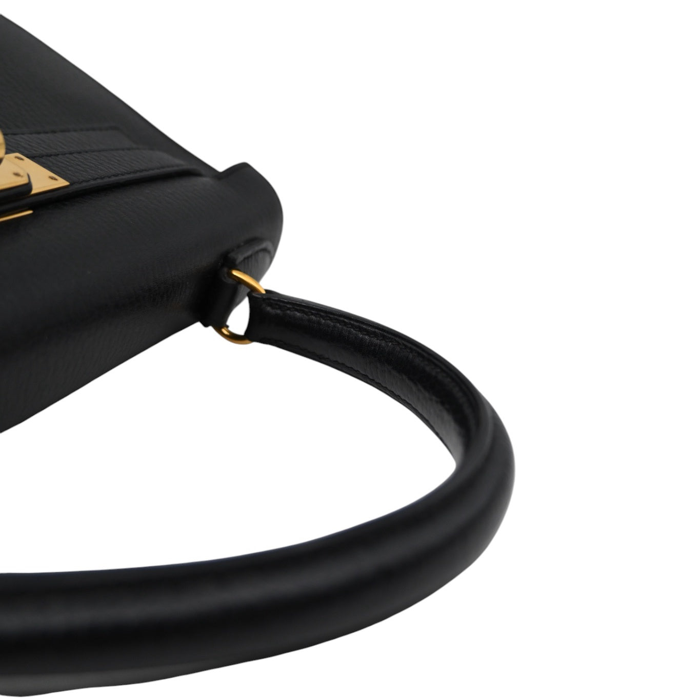 [Pre-owned Hermes Kelly 28 K28 Black Ardennes Stamp Square C handbag