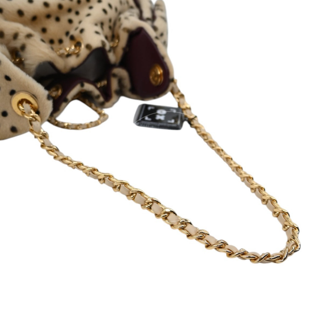 Chanel 25 Bag Mini Pony Hair Cheetah GHW Beige Black Series JX