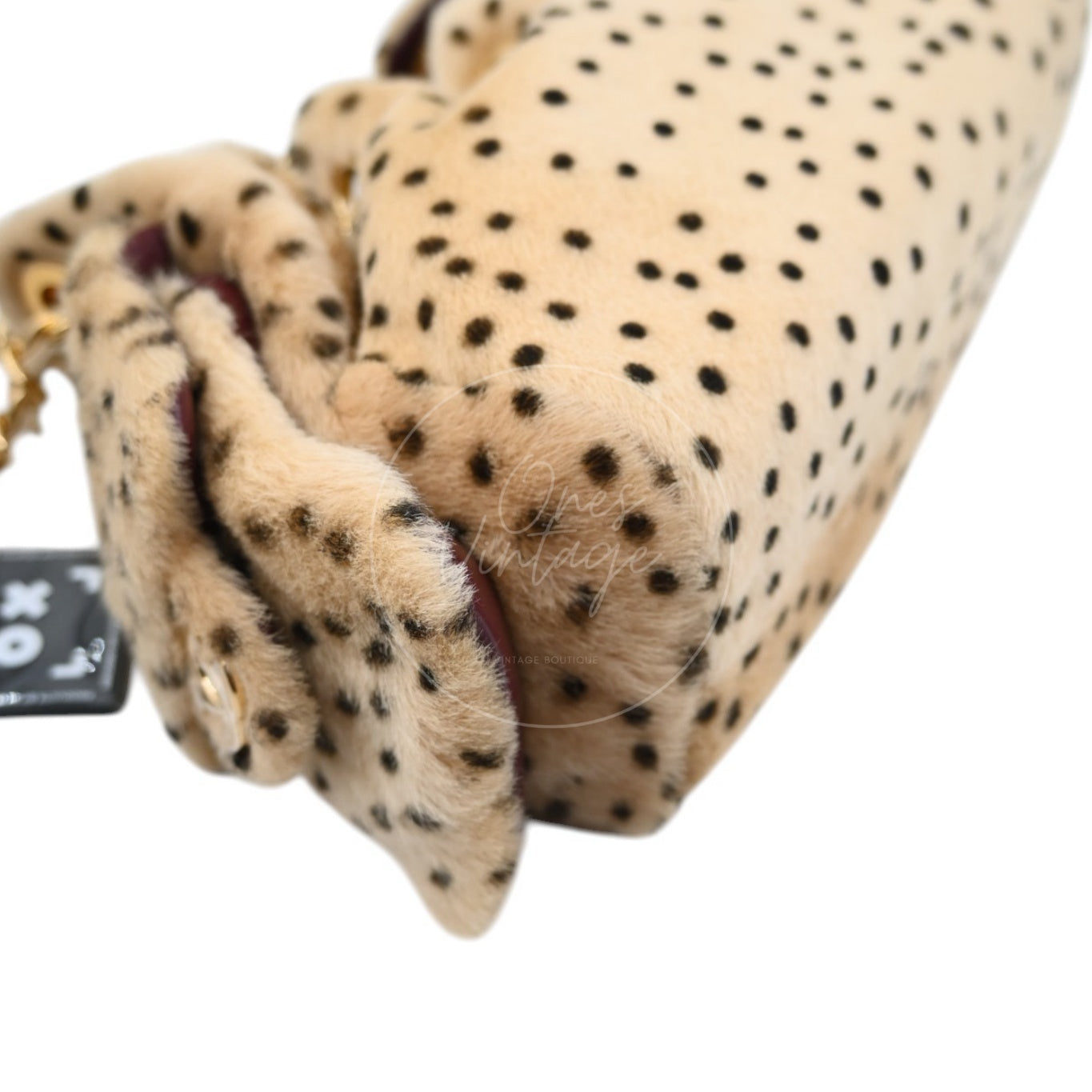 Chanel 25 Bag Mini Pony Hair Cheetah GHW Beige Black Series JX