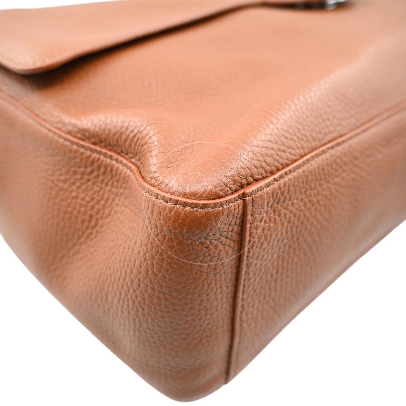 Chanel Maxi Flap Bag Grained Calfskin Caramel SHW Series X6