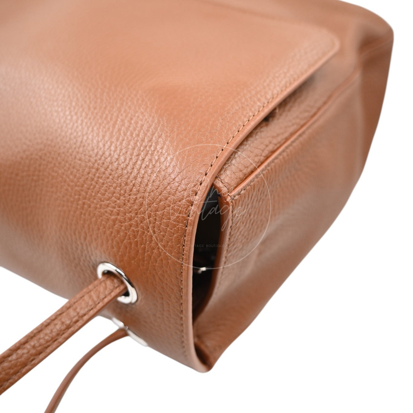 Chanel Maxi Flap Bag Grained Calfskin Caramel SHW Series X6