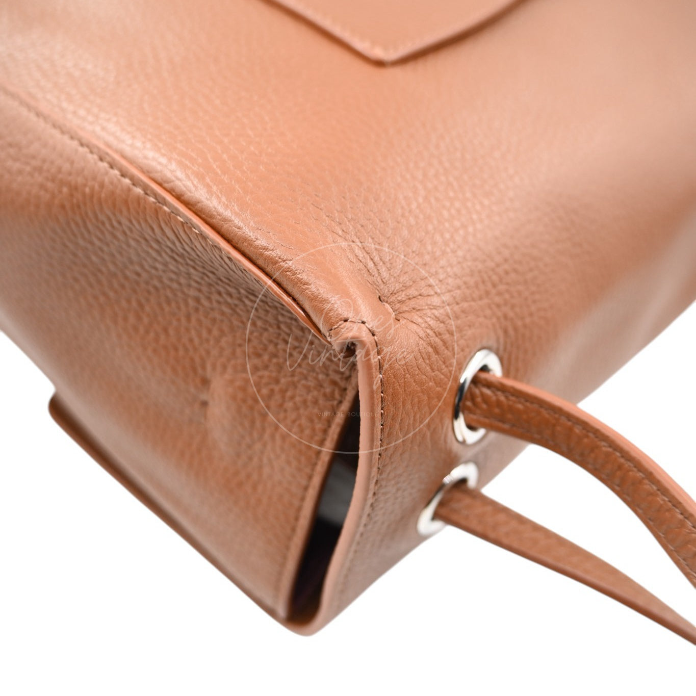 Chanel Maxi Flap Bag Grained Calfskin Caramel SHW Series X6