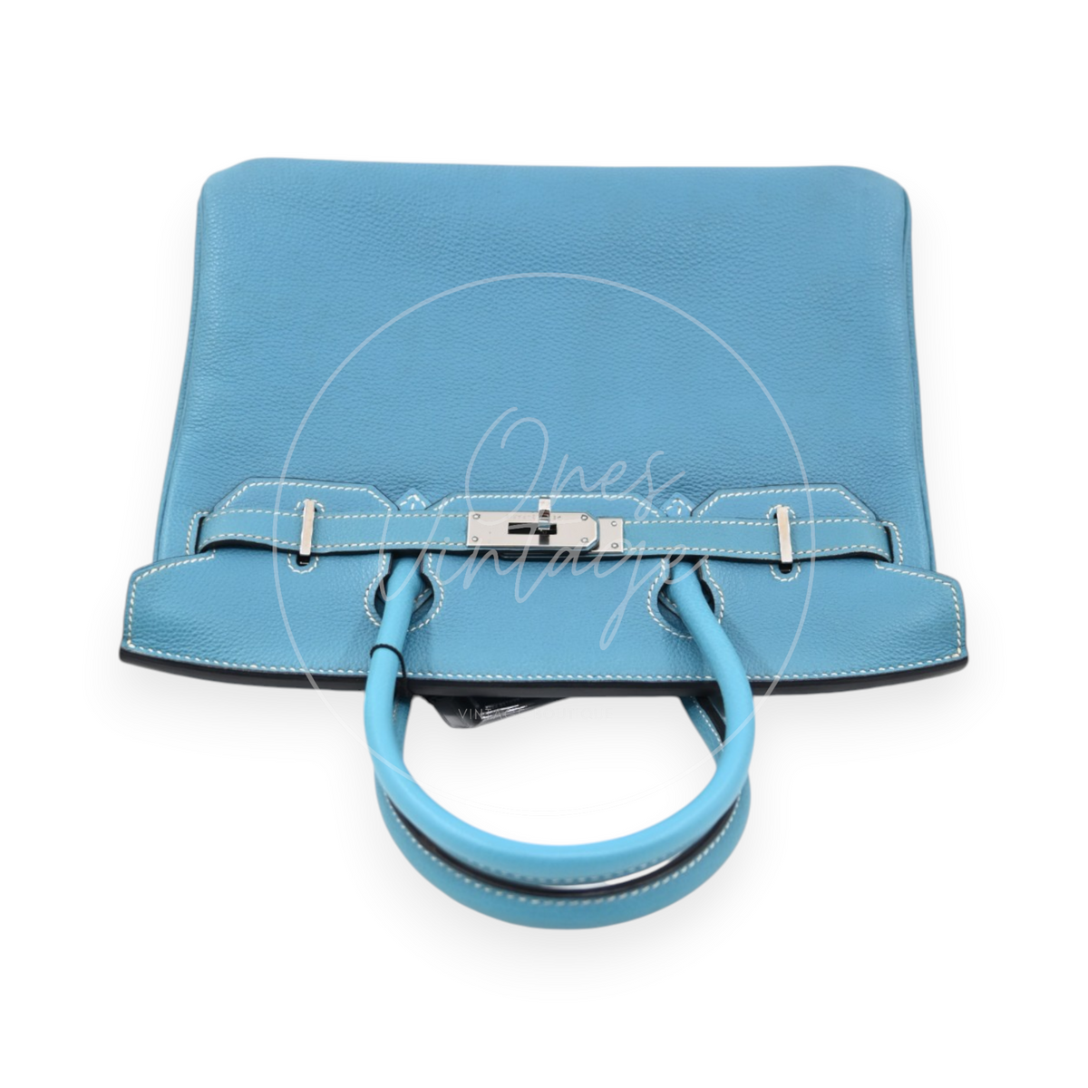 Hermes Birkin 30 Togo Denim Jean PHW Square I