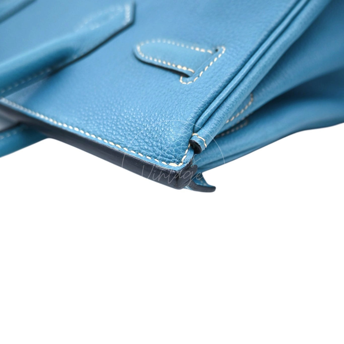 Hermes Birkin 30 Togo Denim Jean PHW Square I